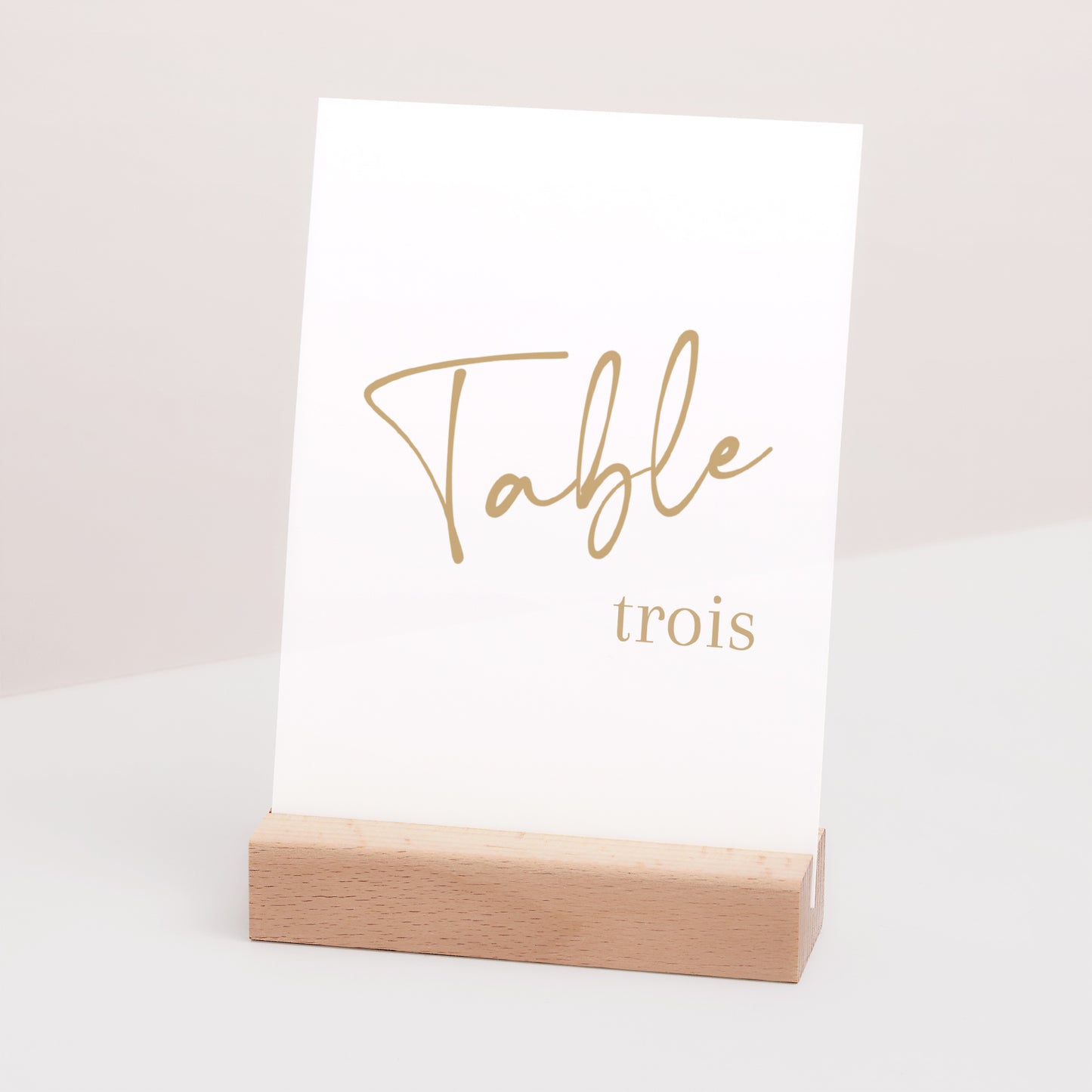 Marque table Mariage Rectangle Un Grand Oui photo N° 3