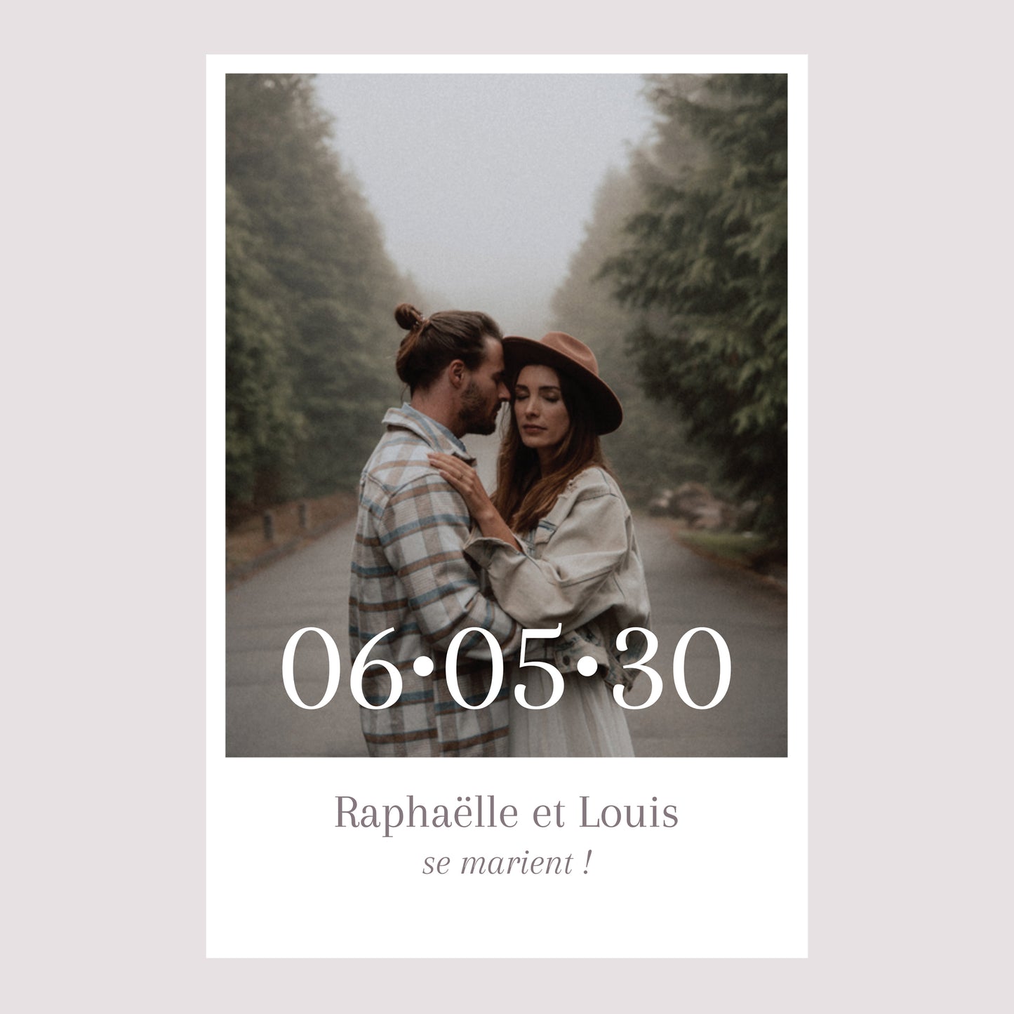 Panneau bienvenue Mariage Portrait 60 x 90 cm Maman et Papa se marient photo N° 2