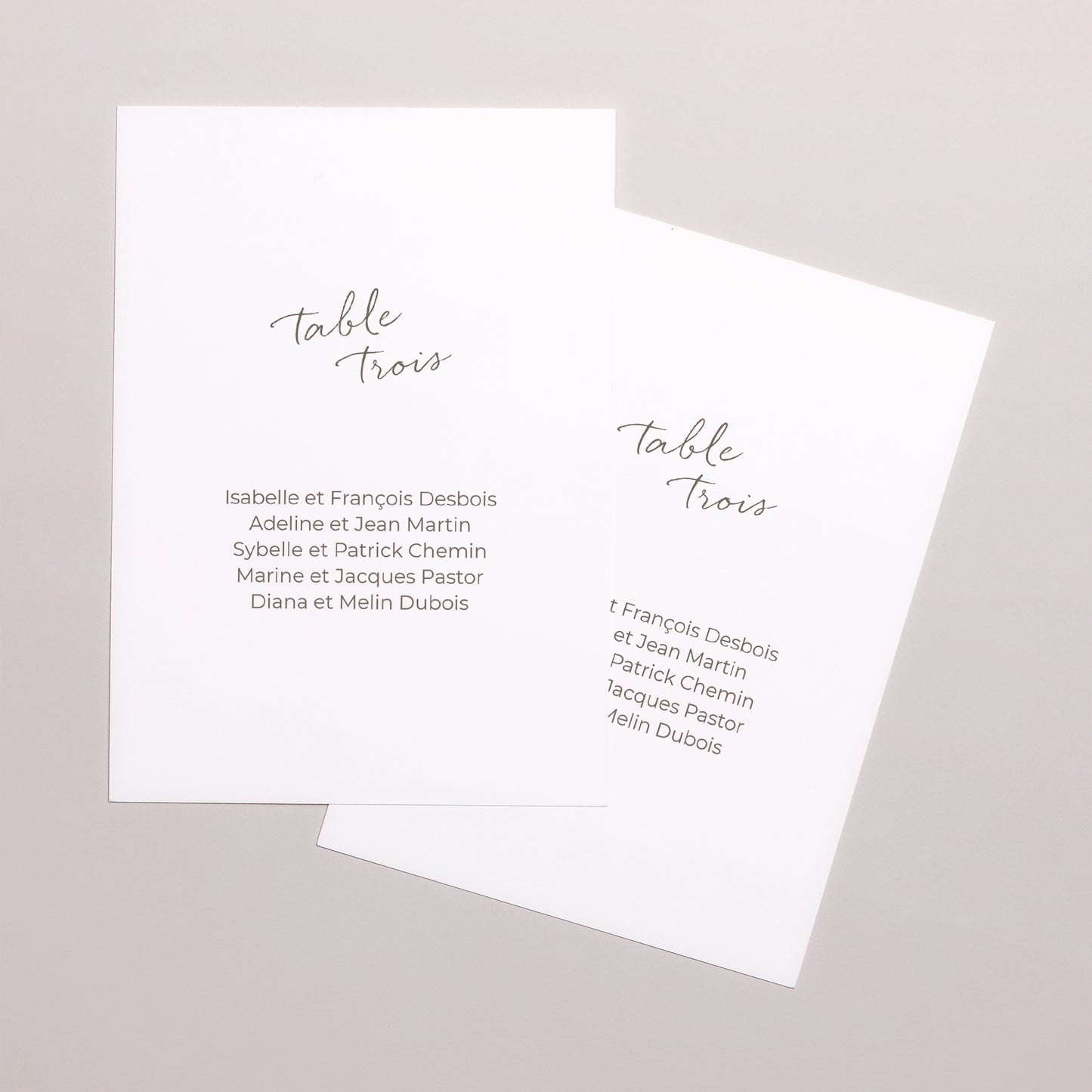 Marque table Mariage Rectangle Maman et Papa se marient II photo N° 2