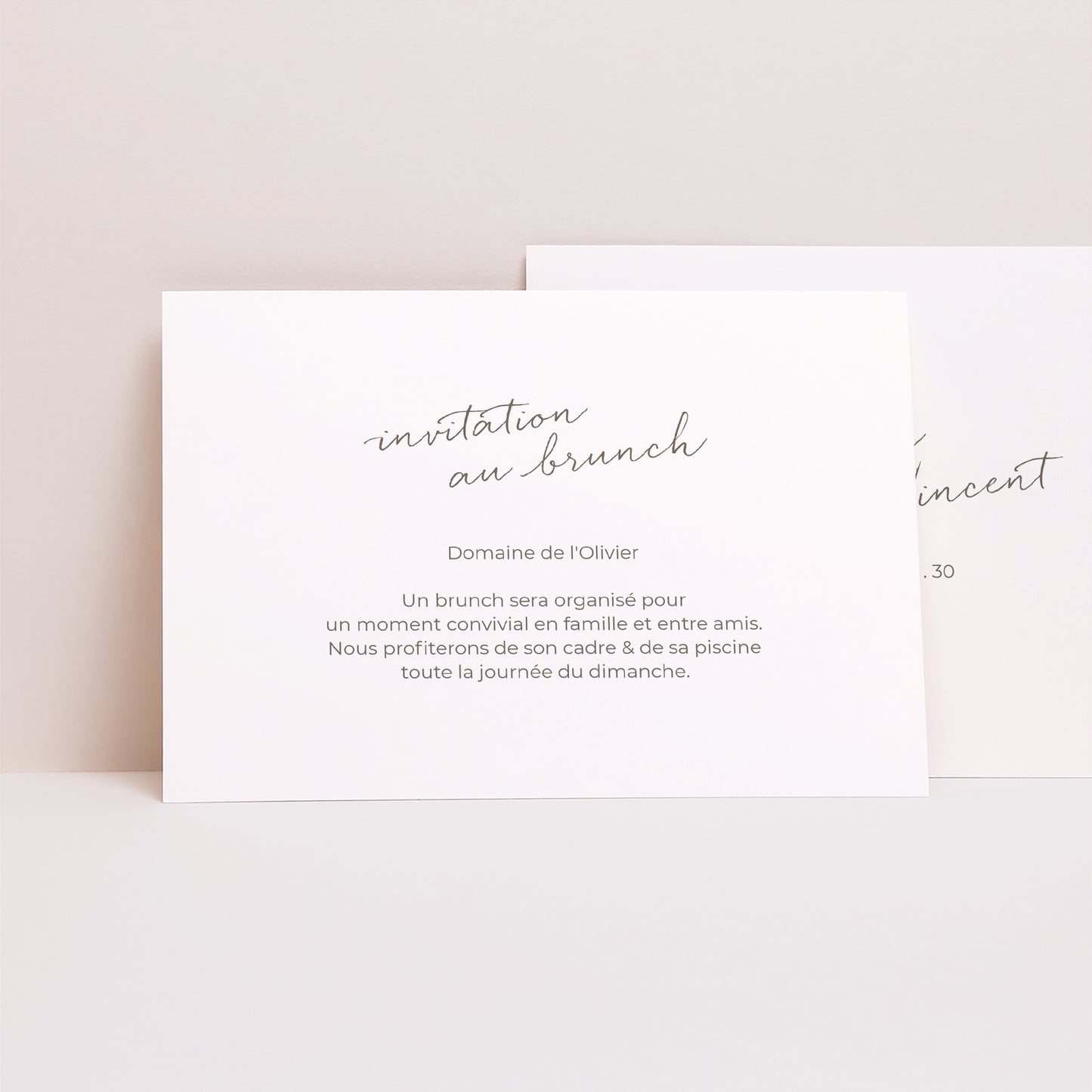 Invitations Mariage Paysage Maman et Papa se marient II photo N° 1
