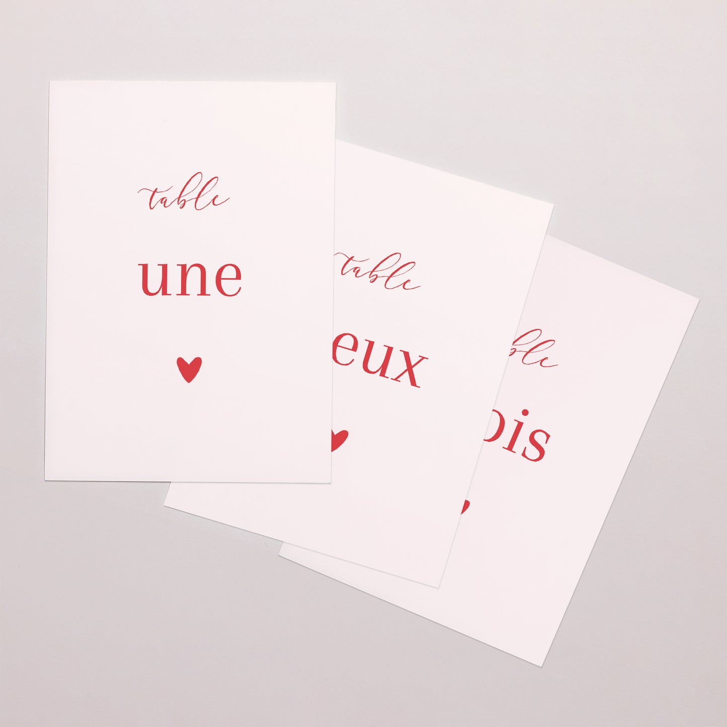 Marque table Mariage Rectangle coeur sur toi photo N° 1