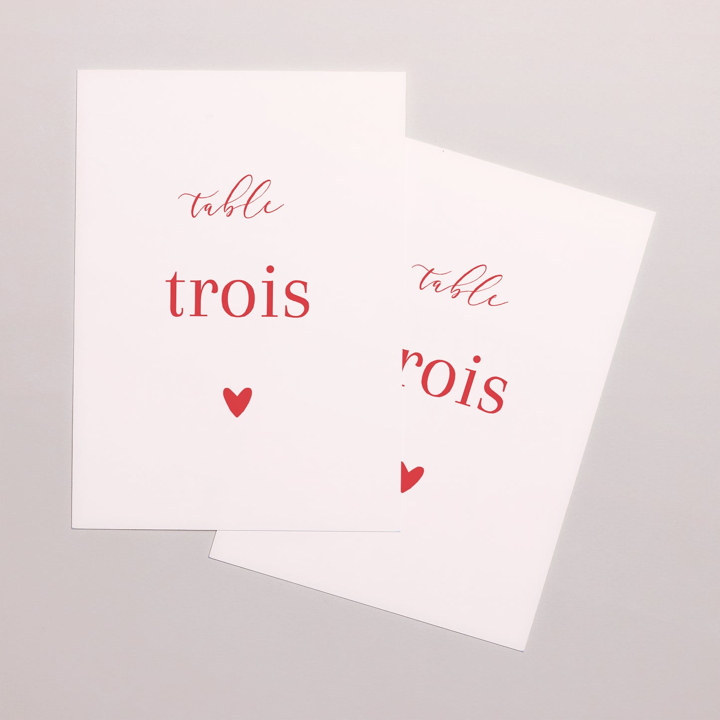 Marque table Mariage Rectangle coeur sur toi photo N° 2