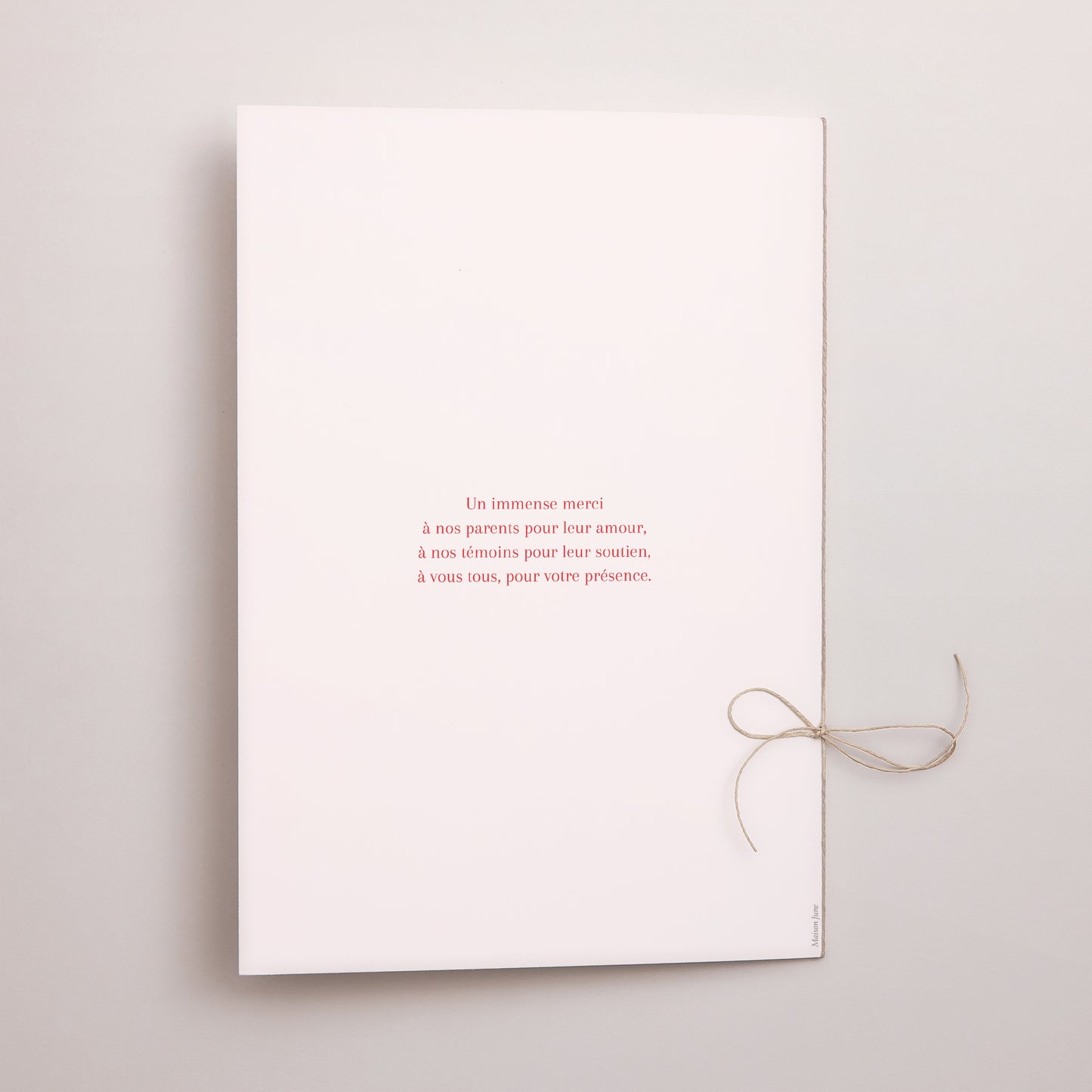 Livret de messe Mariage Double volet Coeur sur toi photo N° 3