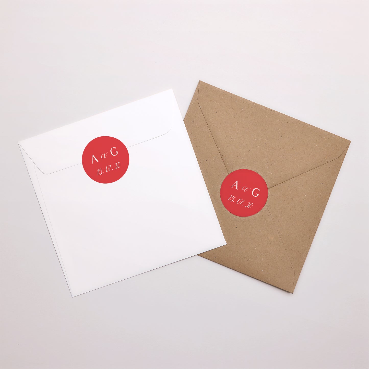 Sticker Mariage Rond Coeur sur toi photo N° 3