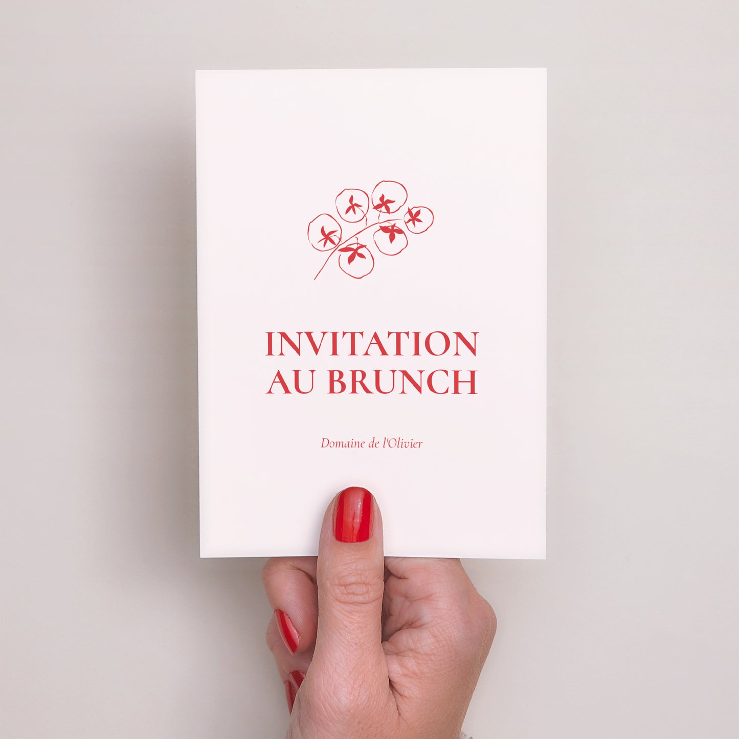 Invitations Mariage Portrait Be our guest ! photo N° 2