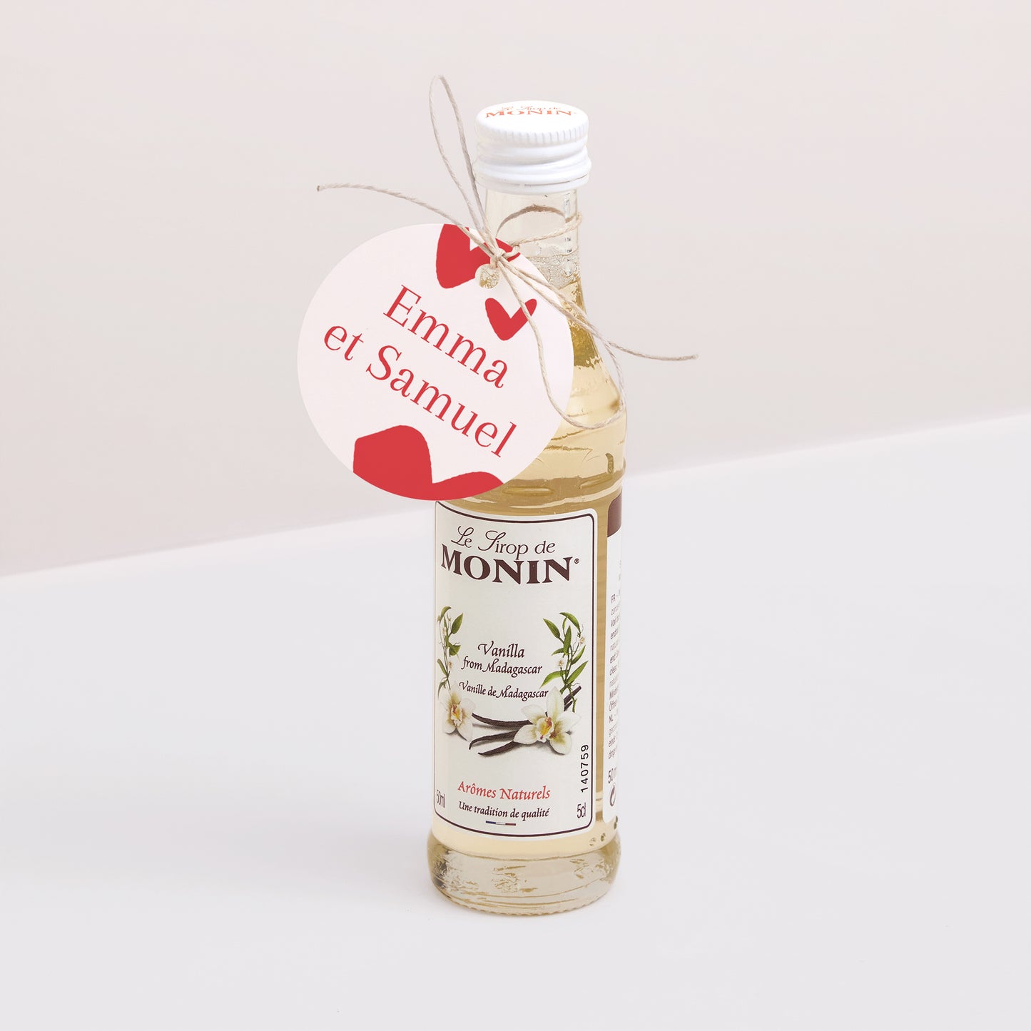 Etiquette perforée Mariage Ronde Bisous full of LOVE photo N° 3