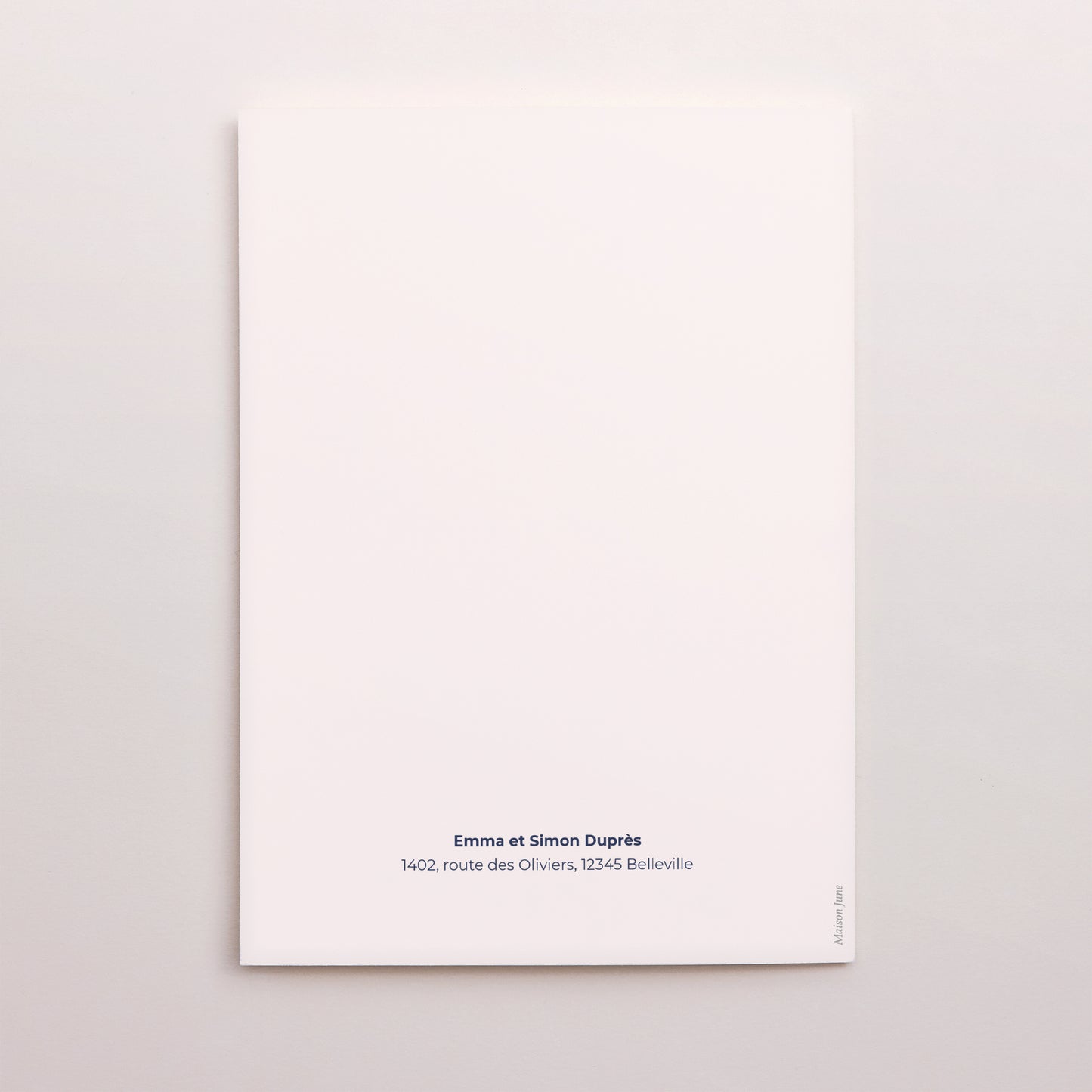 Remerciements Mariage Portrait double volet Que du Love photo N° 3