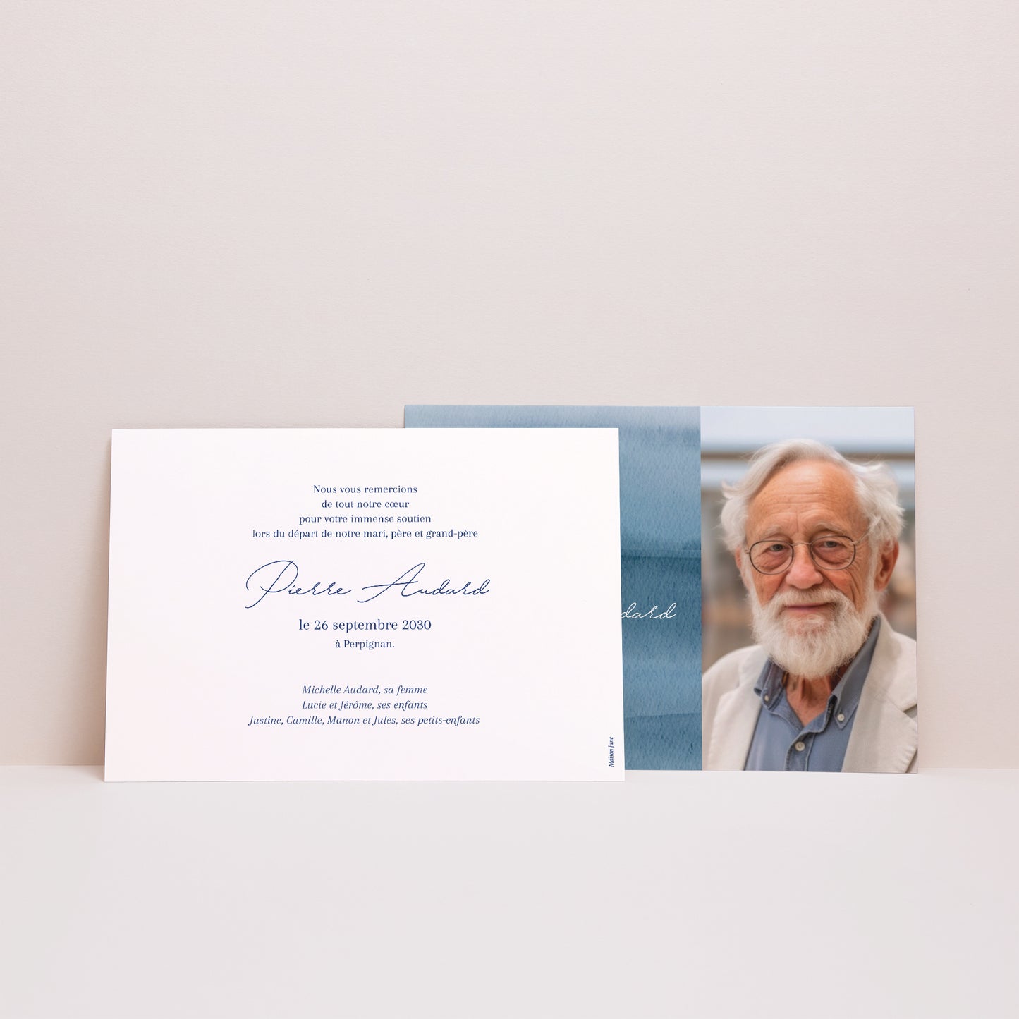 Faire-part Décès Paysage Là-bas photo N° 3