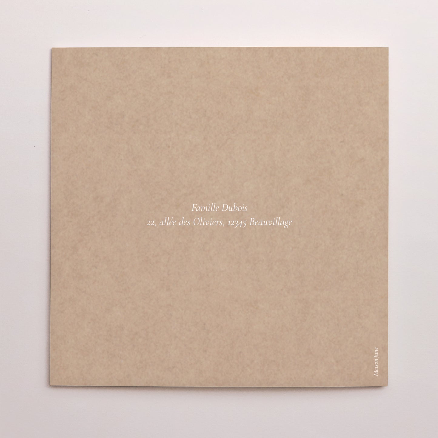 Faire-part Baptême Carré double volet Enfant de Dieu photo N° 3