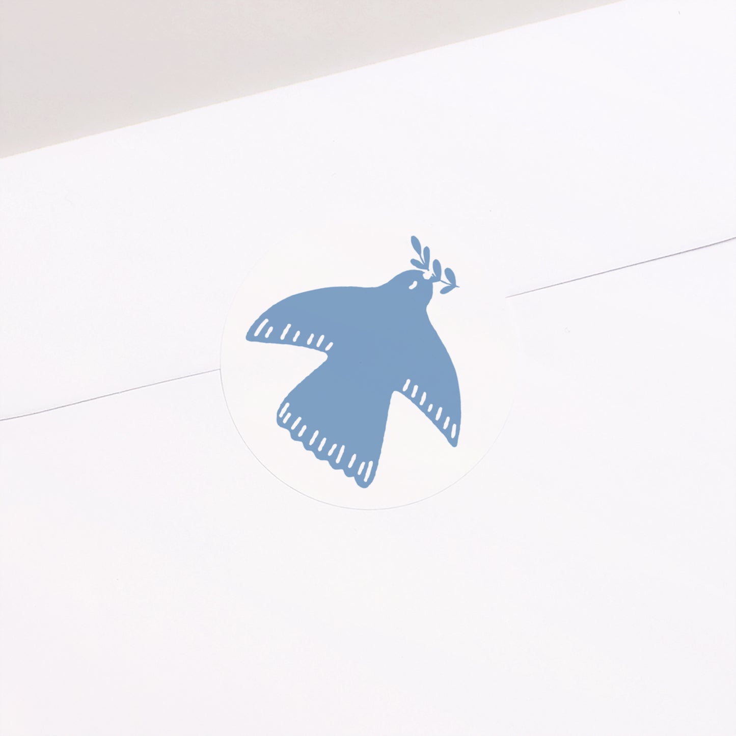 Sticker Baptême Rond Oiseau doré photo N° 1