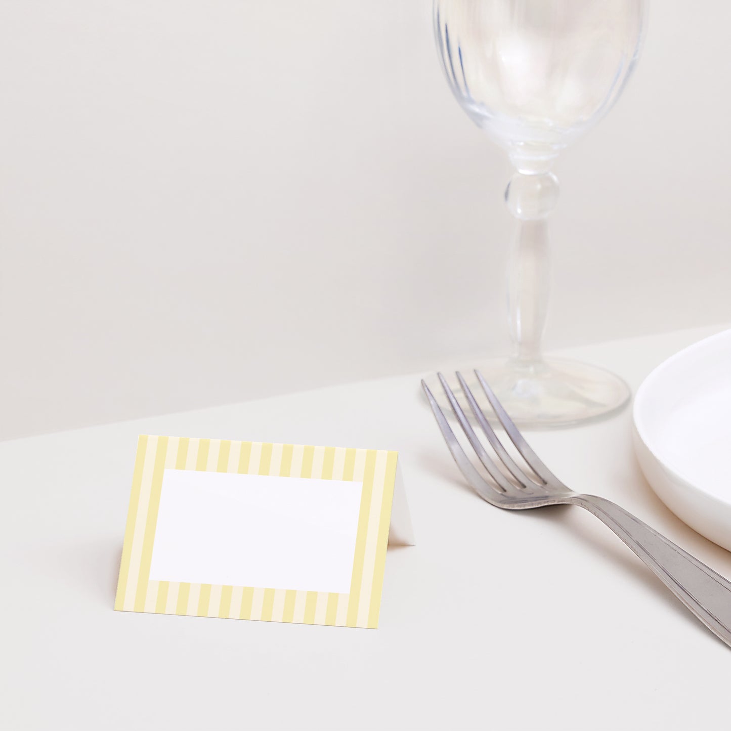 Marque-place Mariage 2 volets Yellow sunshine photo N° 2