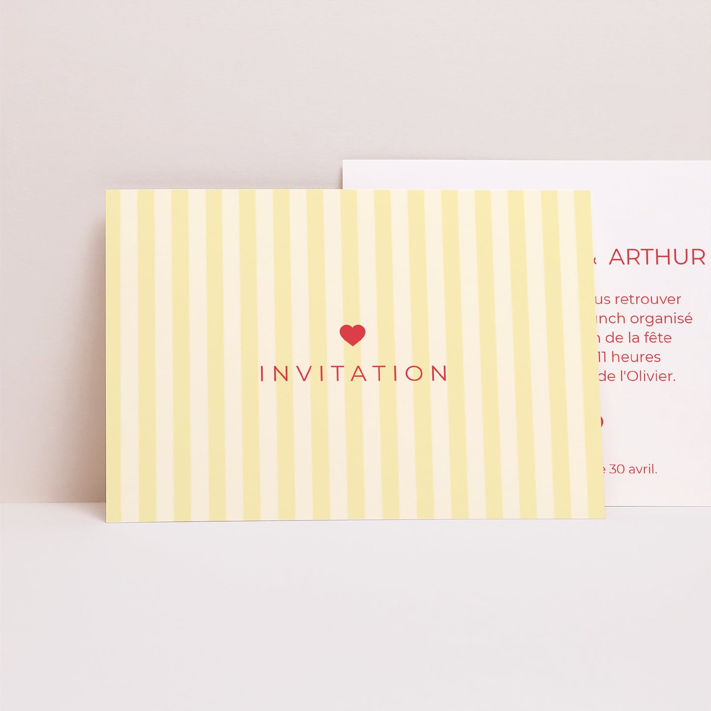 Invitations Mariage Paysage Yellow sunshine photo N° 1