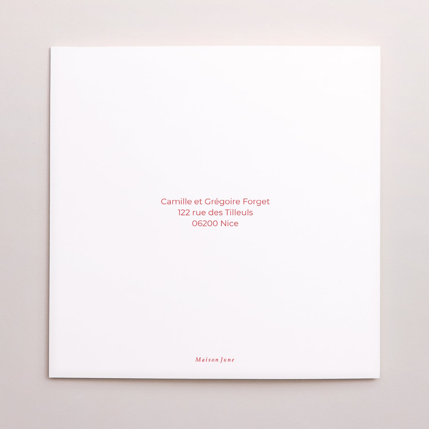 Remerciements Mariage Carré double volet Yellow sunshine photo N° 3