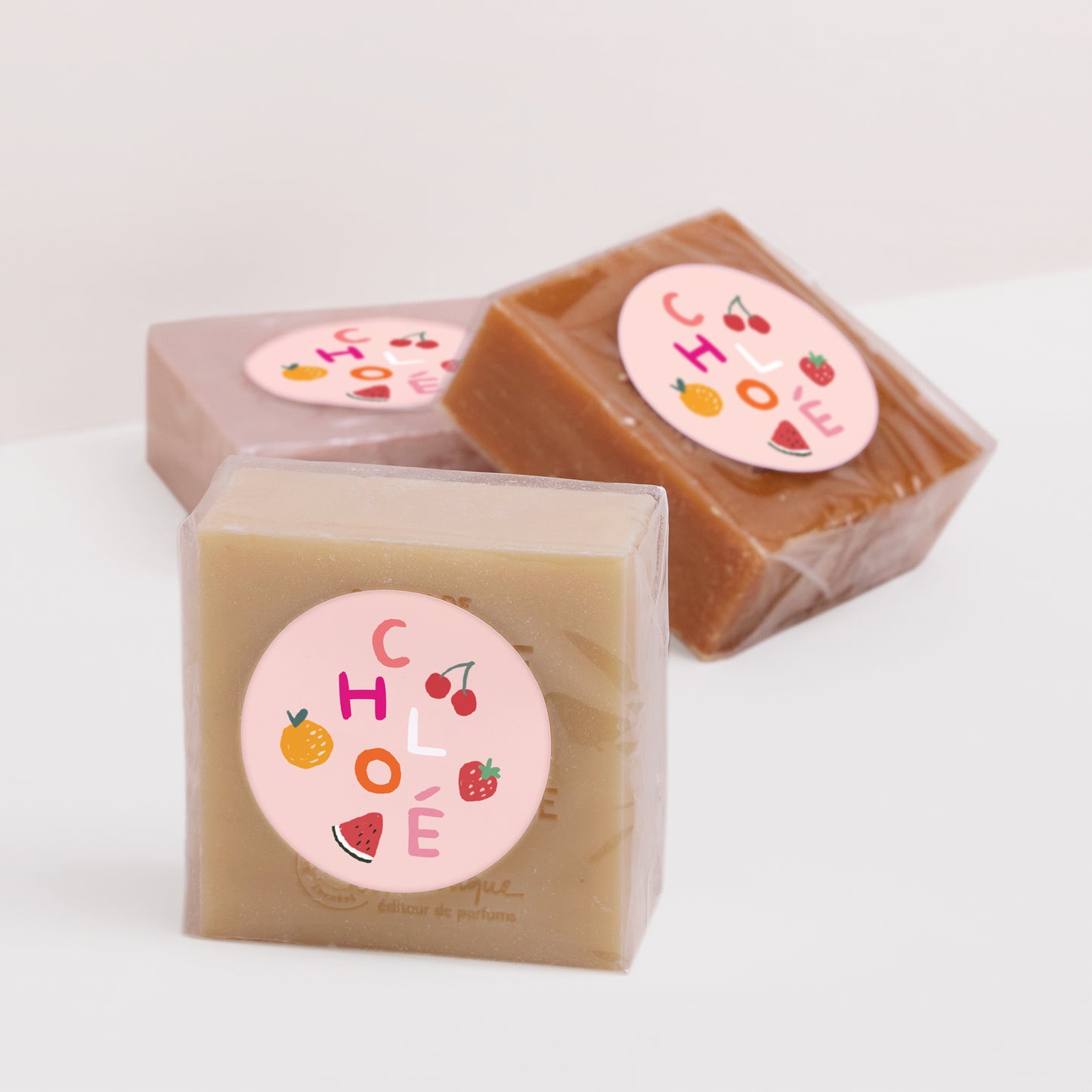 Sticker Naissance Rond Matisse pink photo N° 2