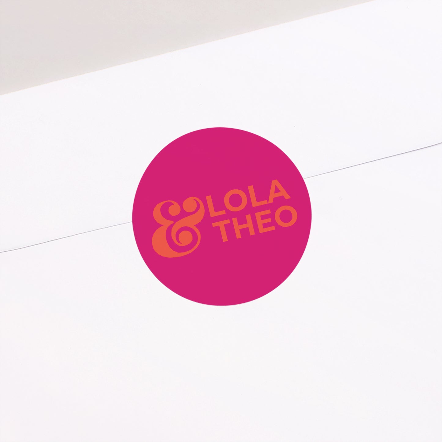 Sticker Mariage Rond Groovy photo N° 1