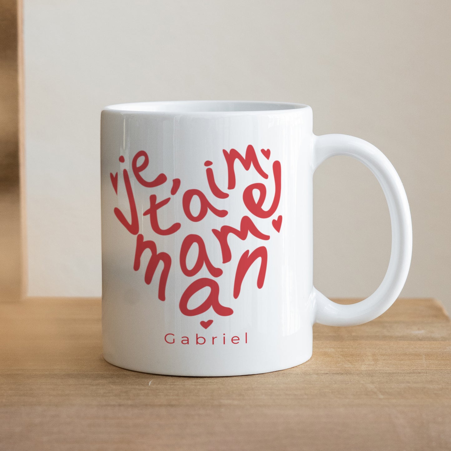 Mug Objets Blanc Maman adorée photo N° 1