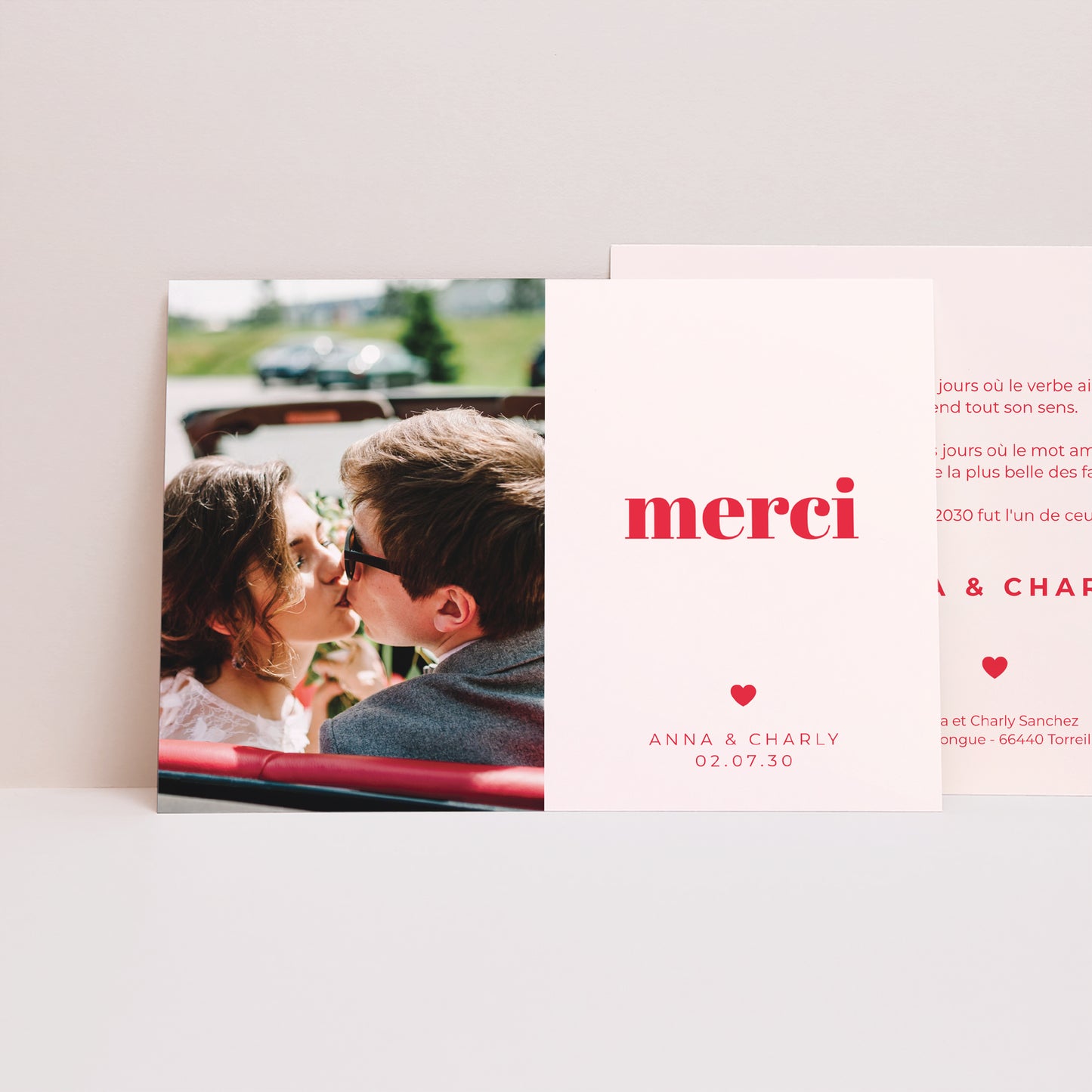 Remerciements Mariage Paysage On se dit oui photo N° 1