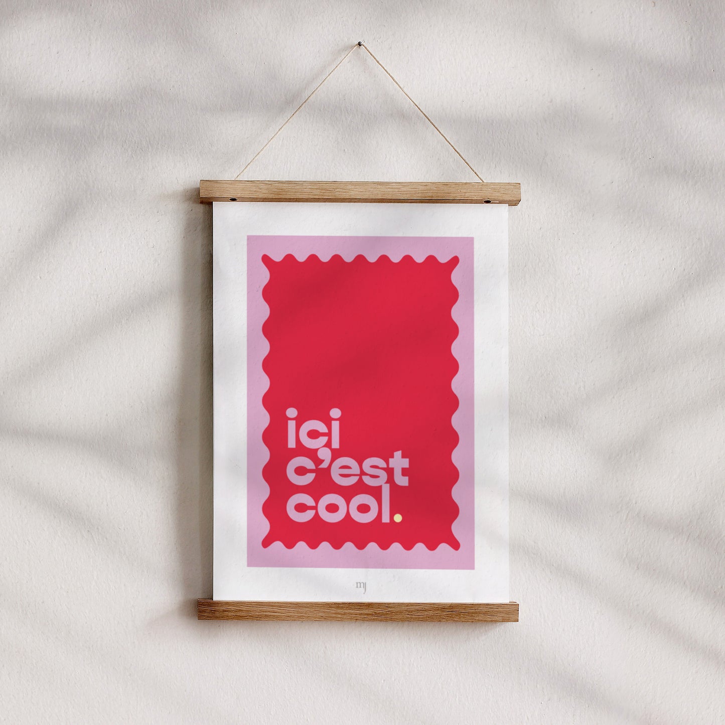 Affiche Objets Portrait Ici c'est cool photo N° 4
