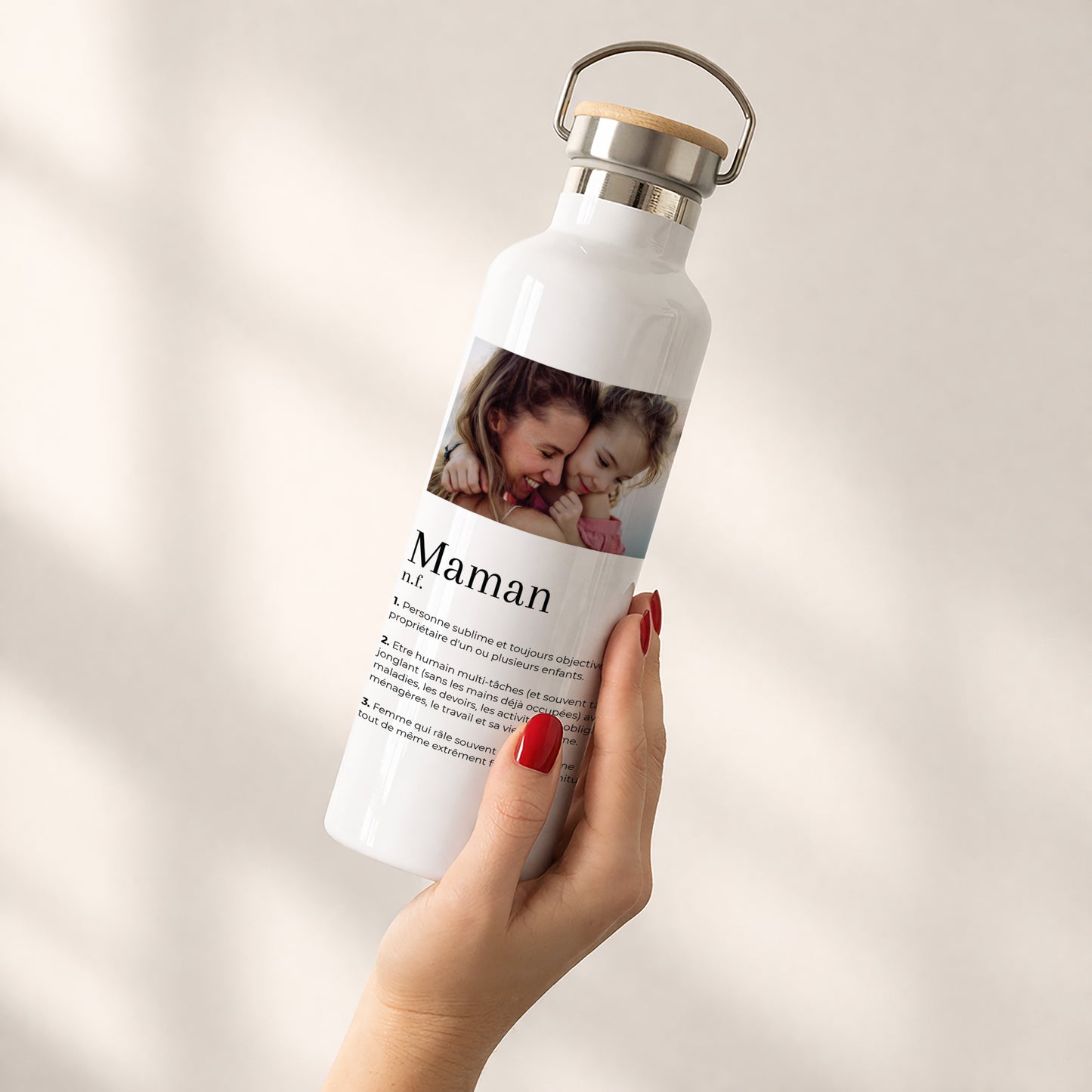 Gourde Objets 75 cl Définition Maman photo N° 2