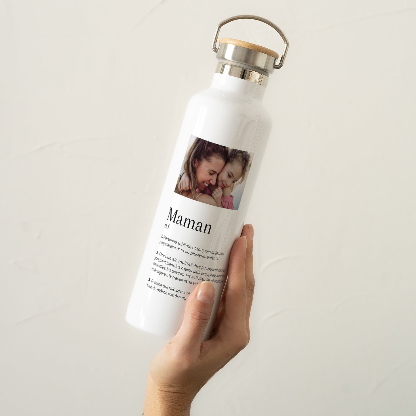 Gourde Objets 75 cl Définition Maman photo N° 2