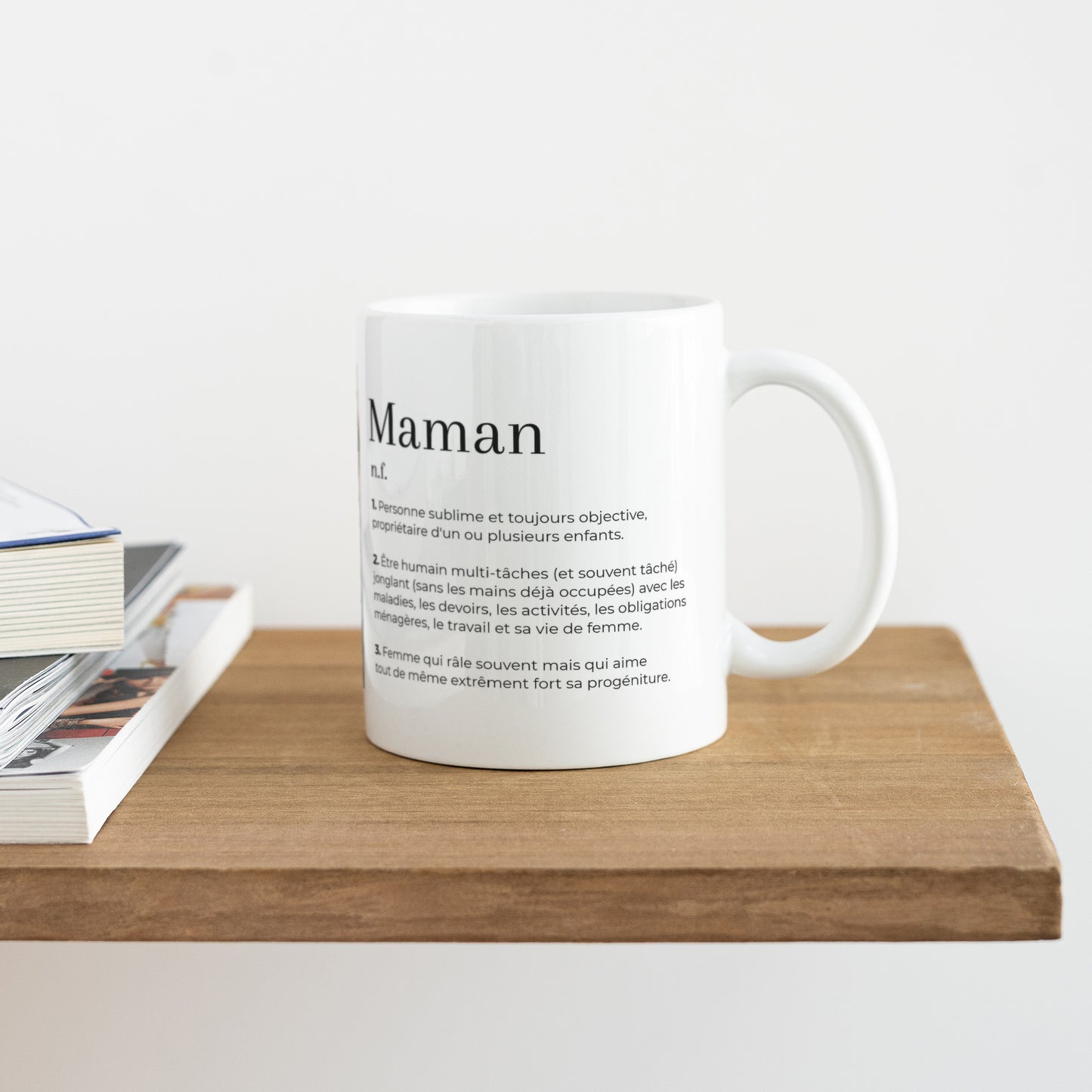 Mug Objets Blanc Définition Maman photo N° 4