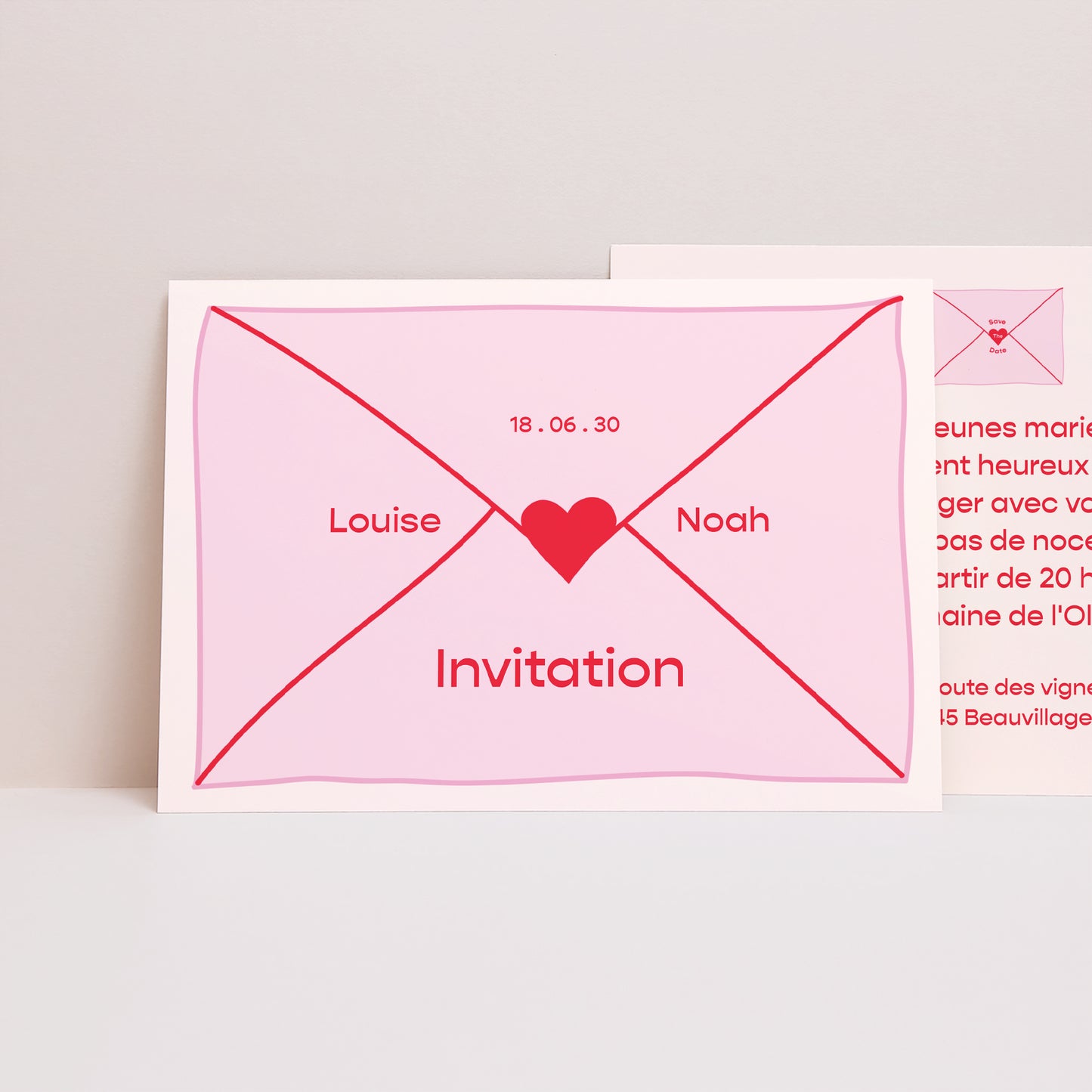 Invitations Mariage Paysage La surprise photo N° 1
