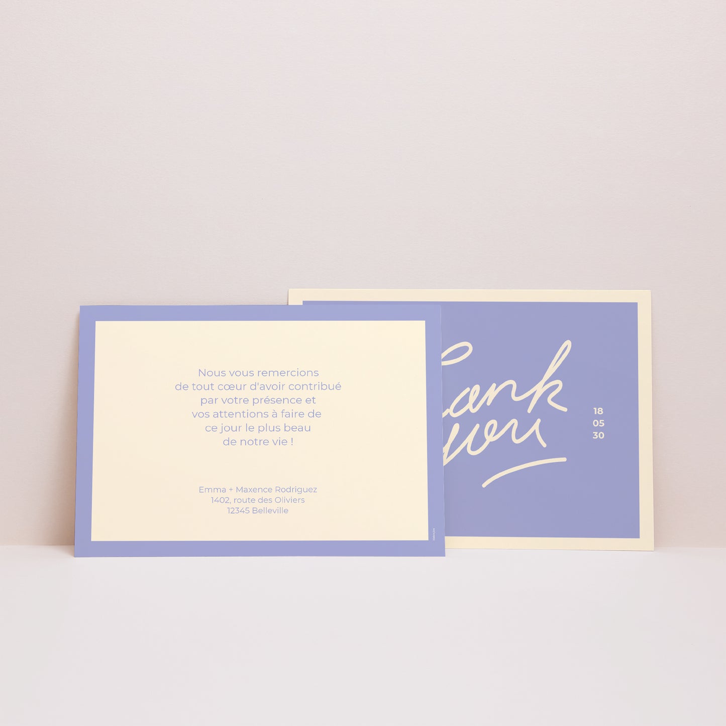 Remerciements Mariage Paysage Time of Love photo N° 3