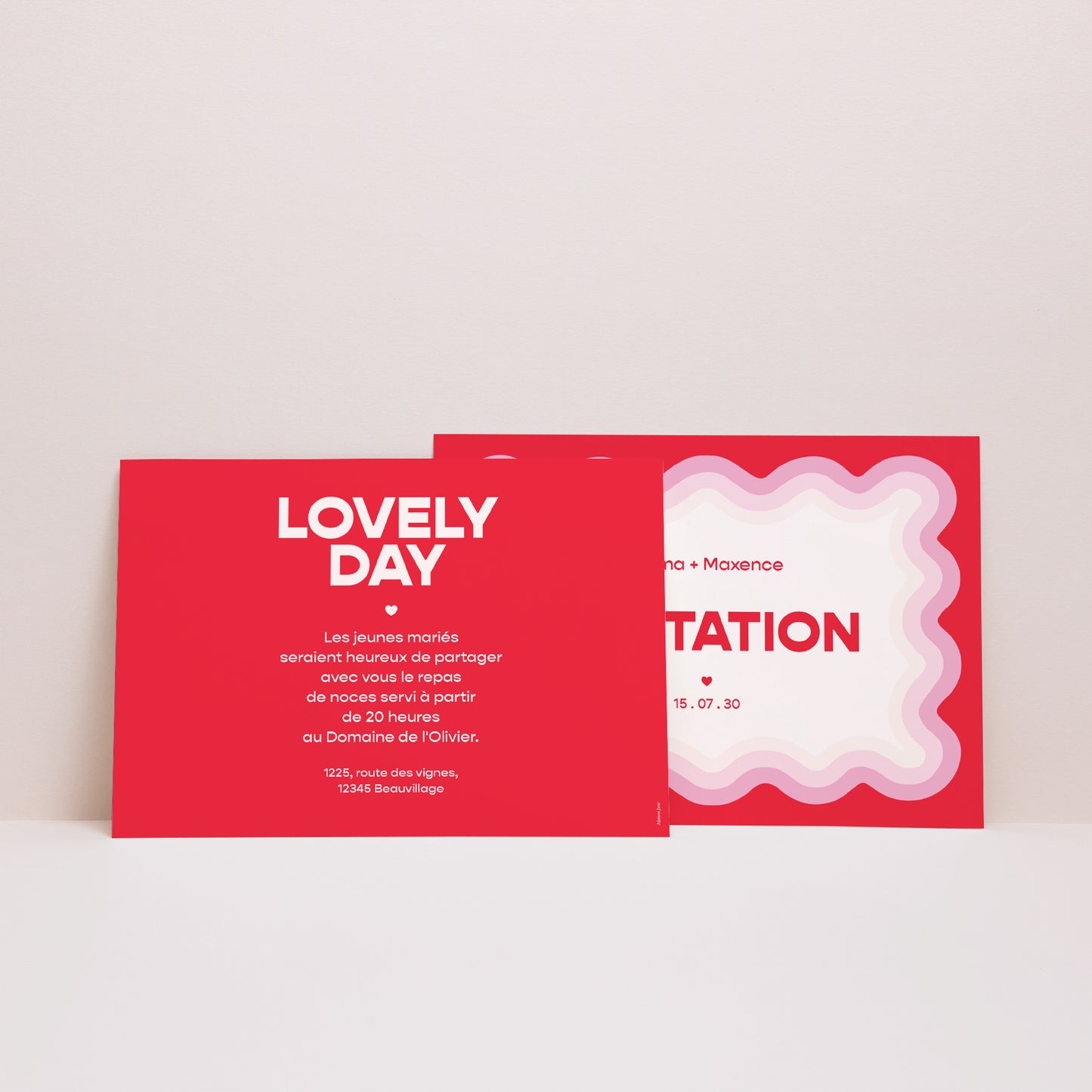 Invitations Mariage Paysage Lovely Day photo N° 2