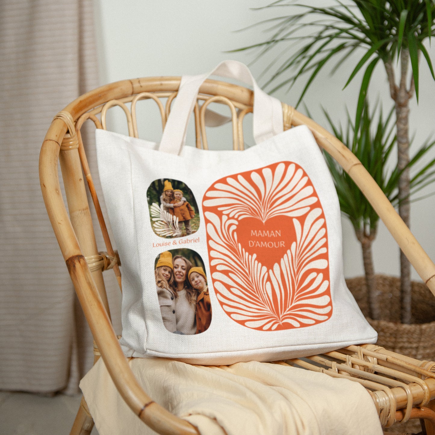Tote bag Objets Anse en toile Amber foliage photo N° 2