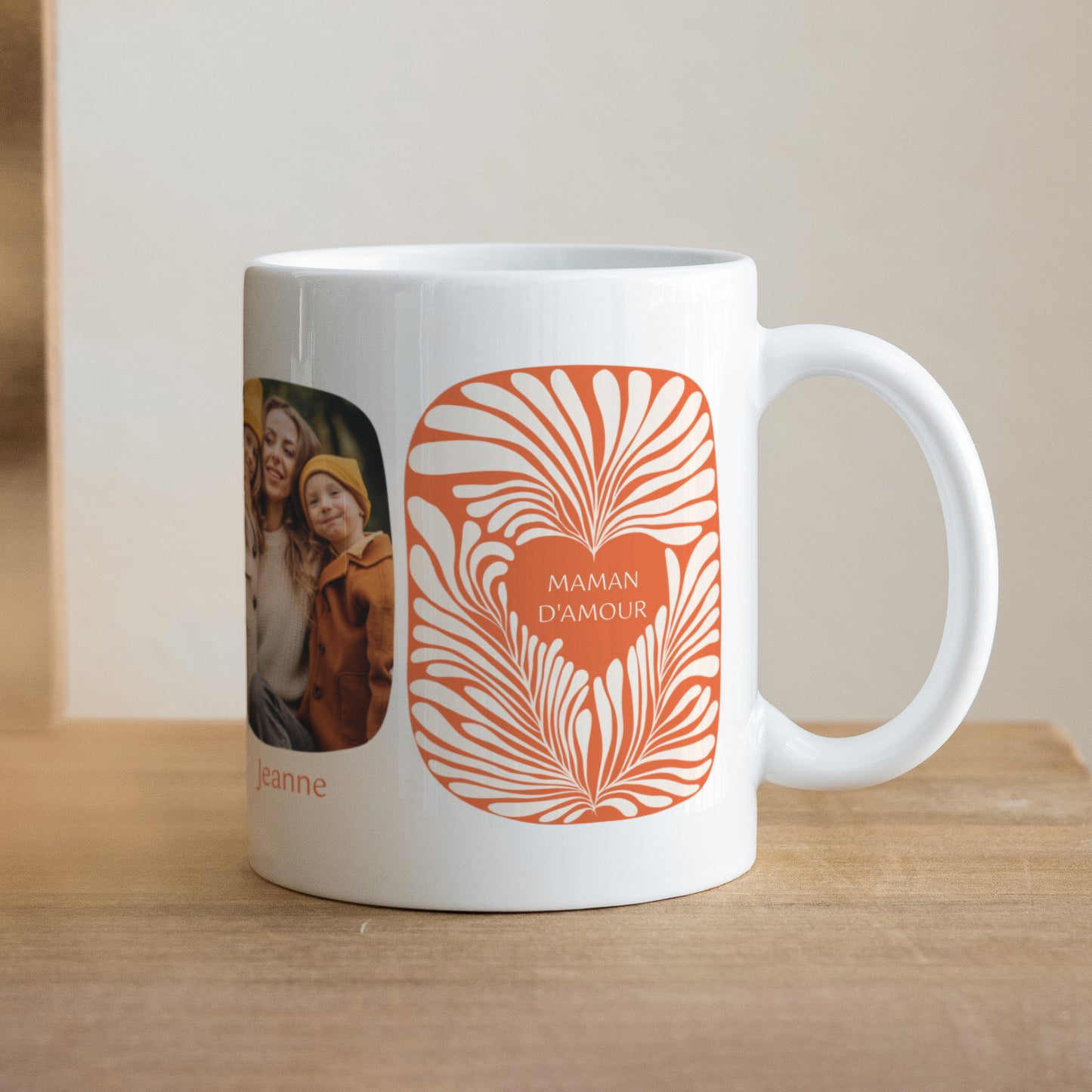 Mug Objets Blanc Amber foliage photo N° 1