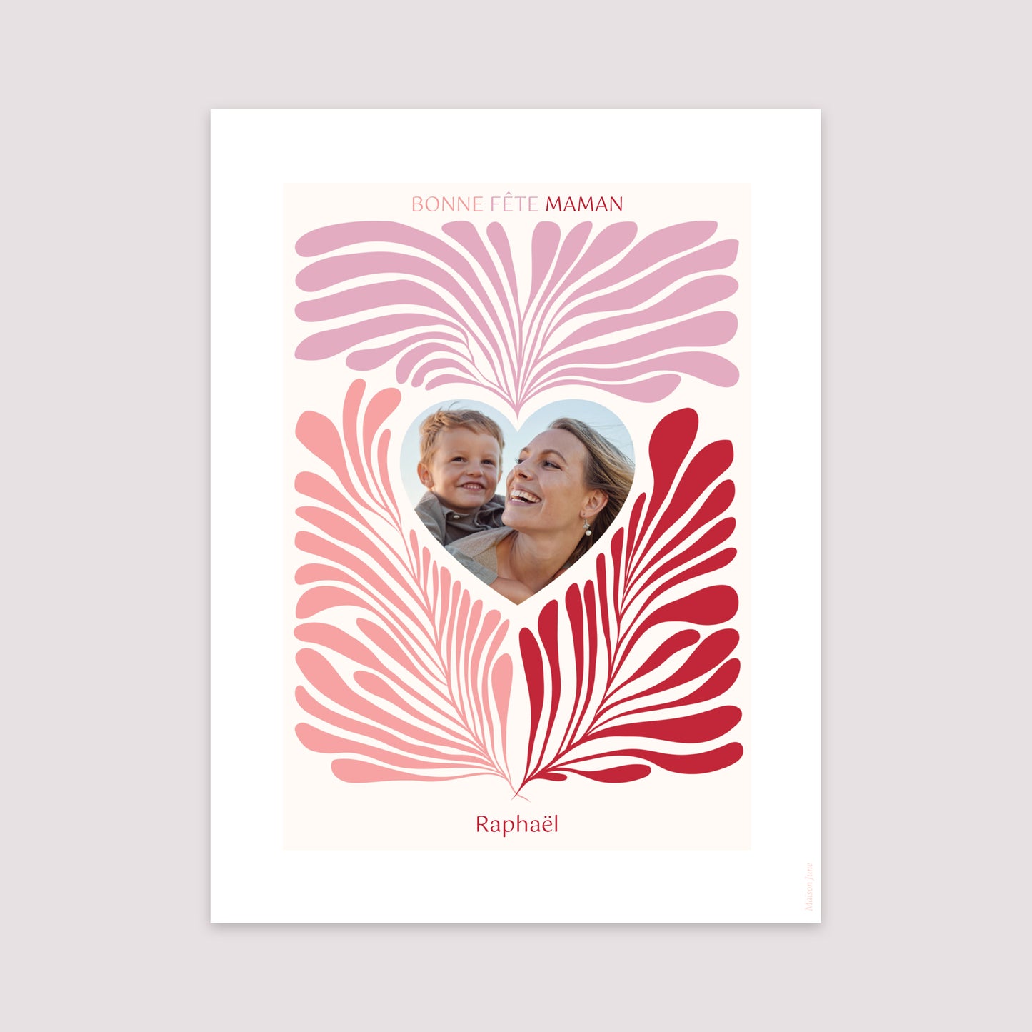 Affiche Portrait 30 x 40 cm Pink foliage photo N° 2