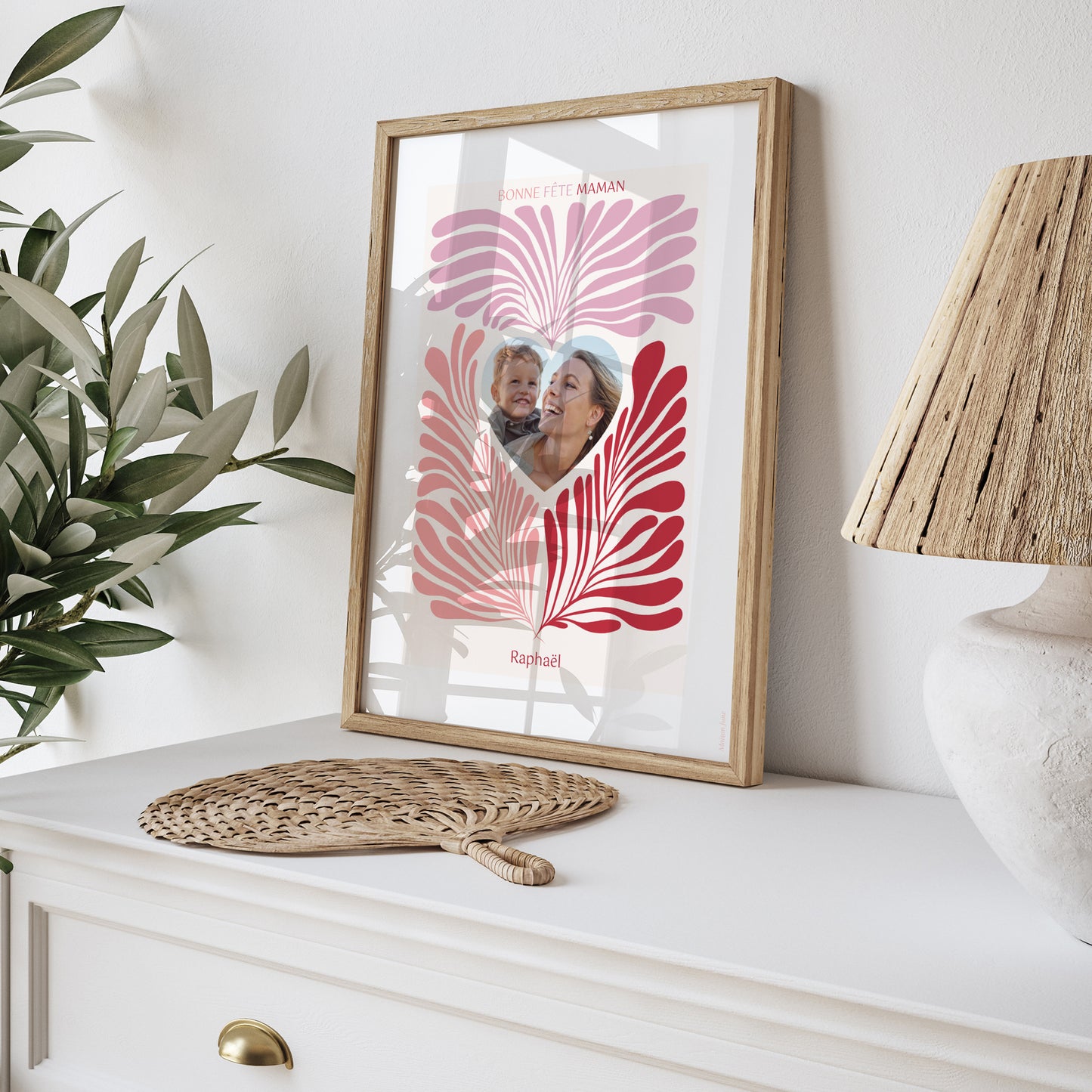 Affiche Objets Portrait Pink foliage photo N° 5
