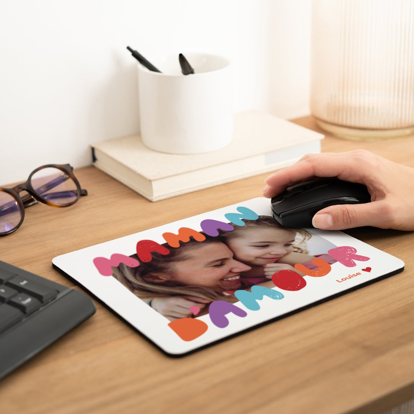 Tapis de souris Objets Rectangle Maman d'amour III photo N° 2