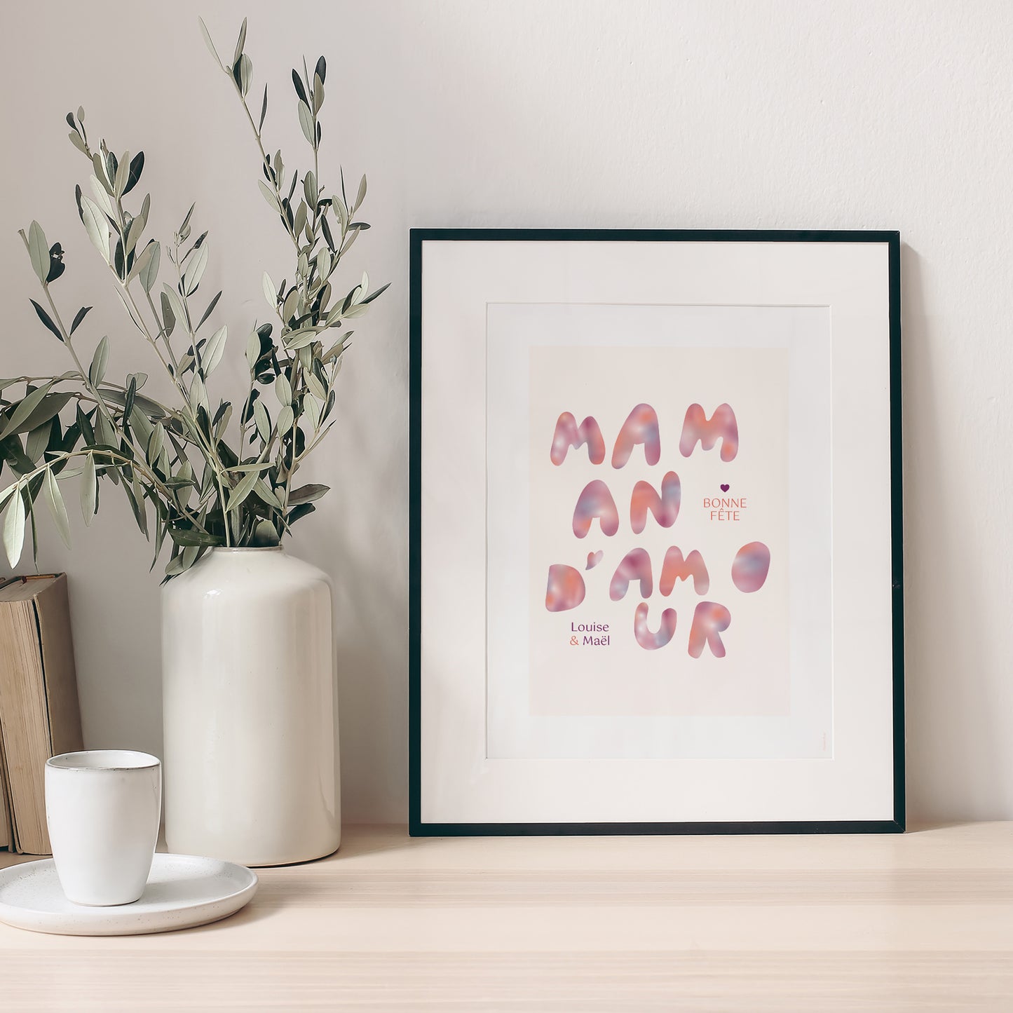 Affiche Objets Portrait Maman sunrise photo N° 1