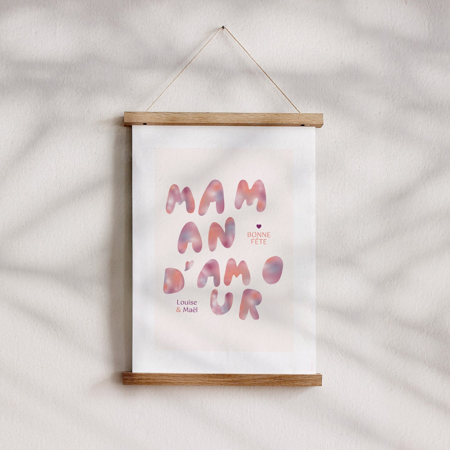 Affiche Objets Portrait Maman sunrise photo N° 4