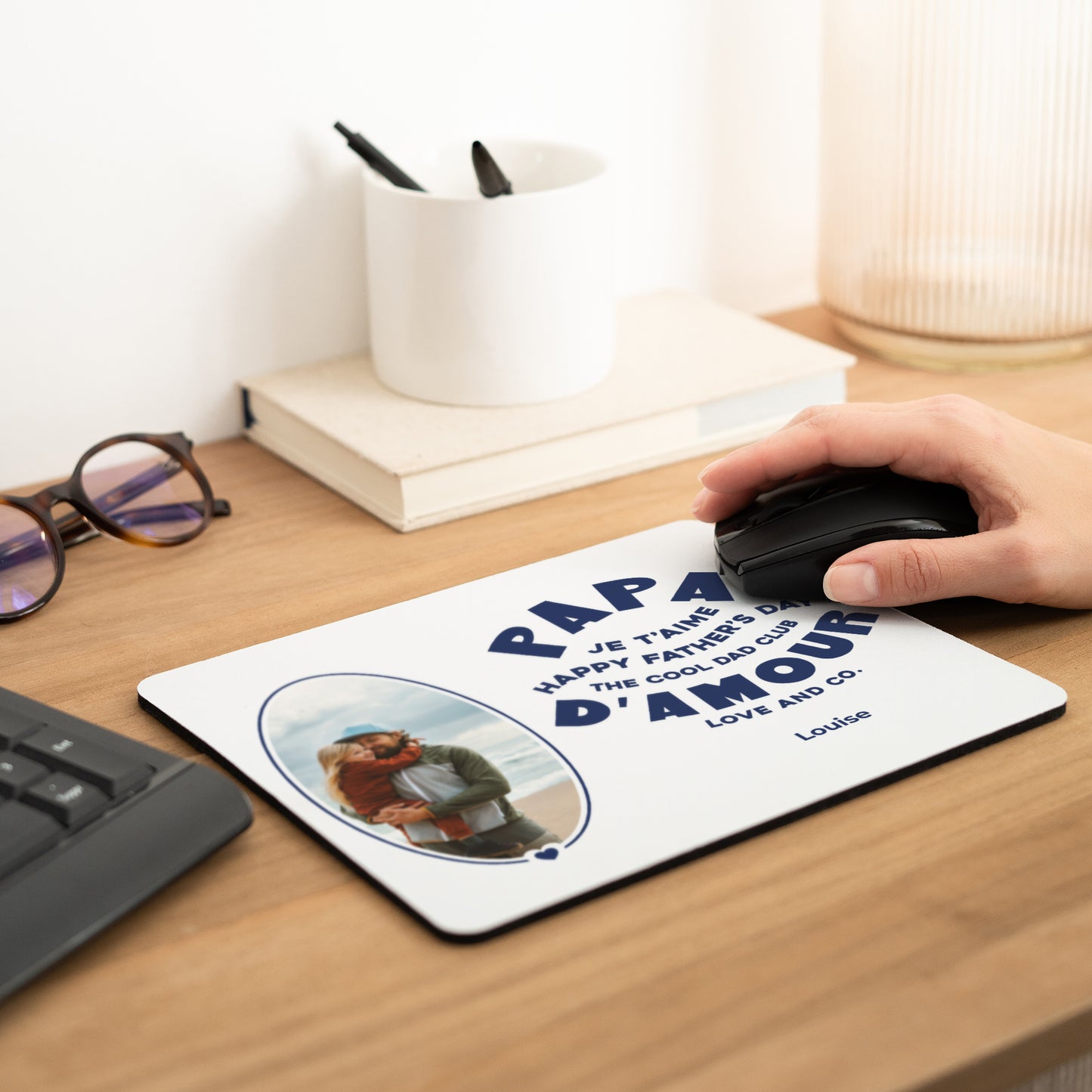 Tapis de souris Objets Rectangle Héros d'amour photo N° 2