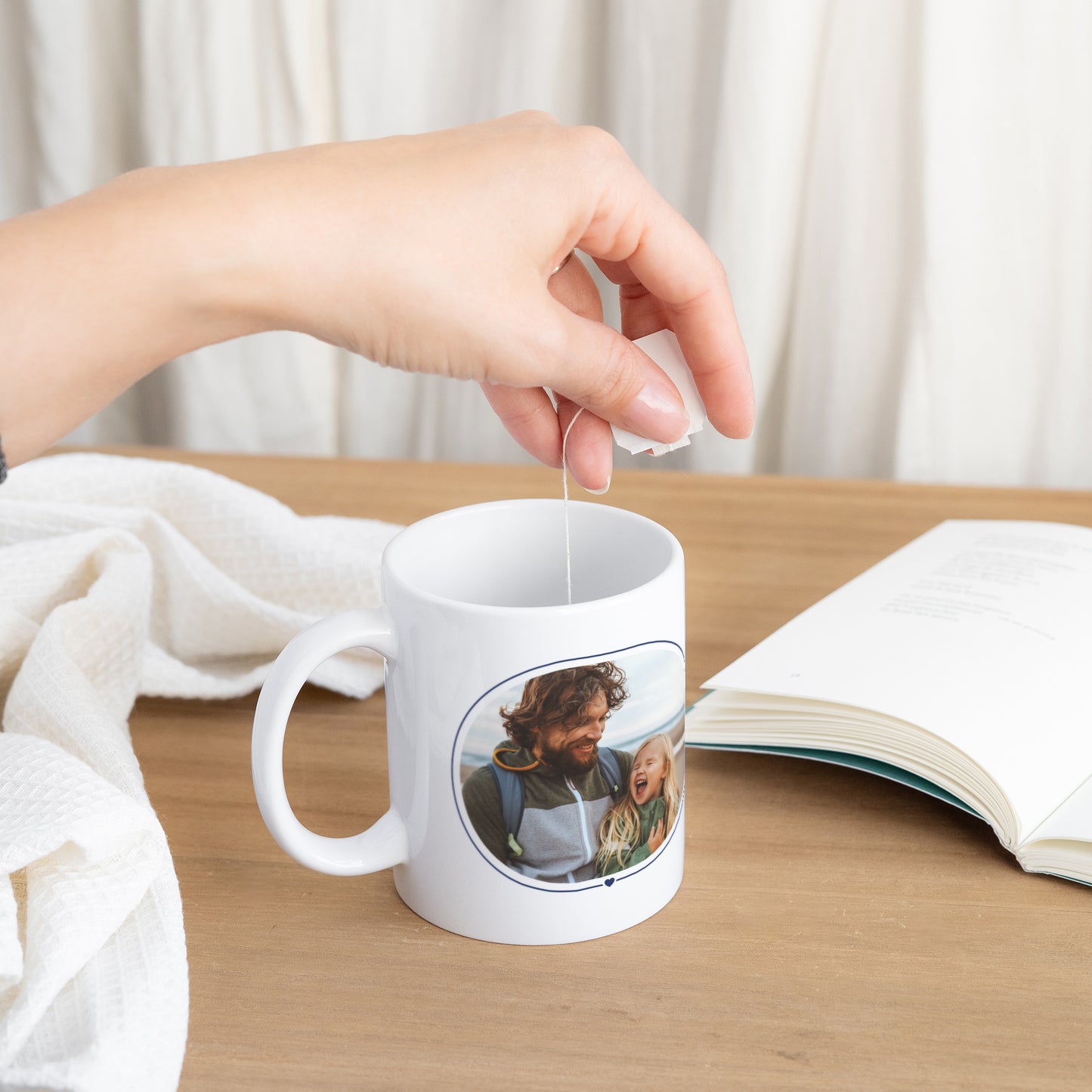 Mug Objets Blanc Héros d'amour photo N° 3