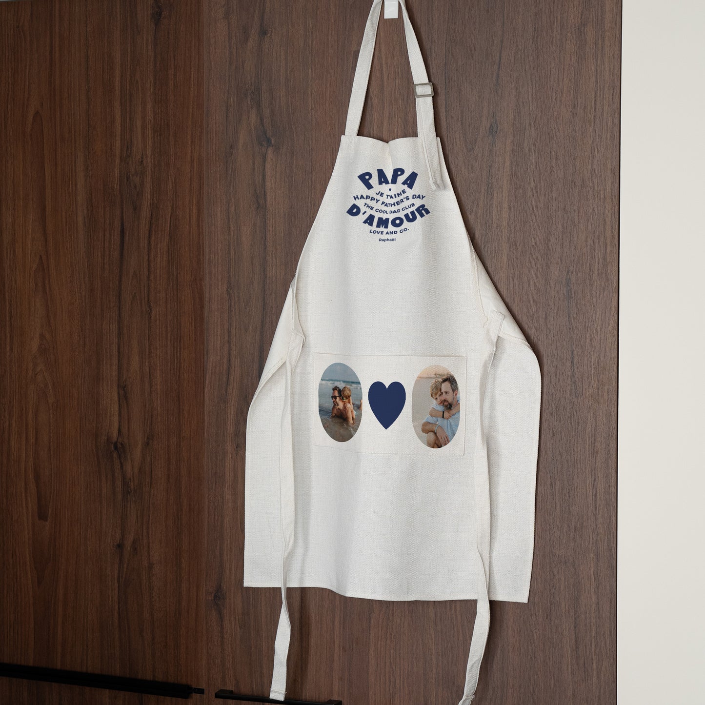 Tablier adulte Objets Beige naturel Héros d'amour photo N° 2