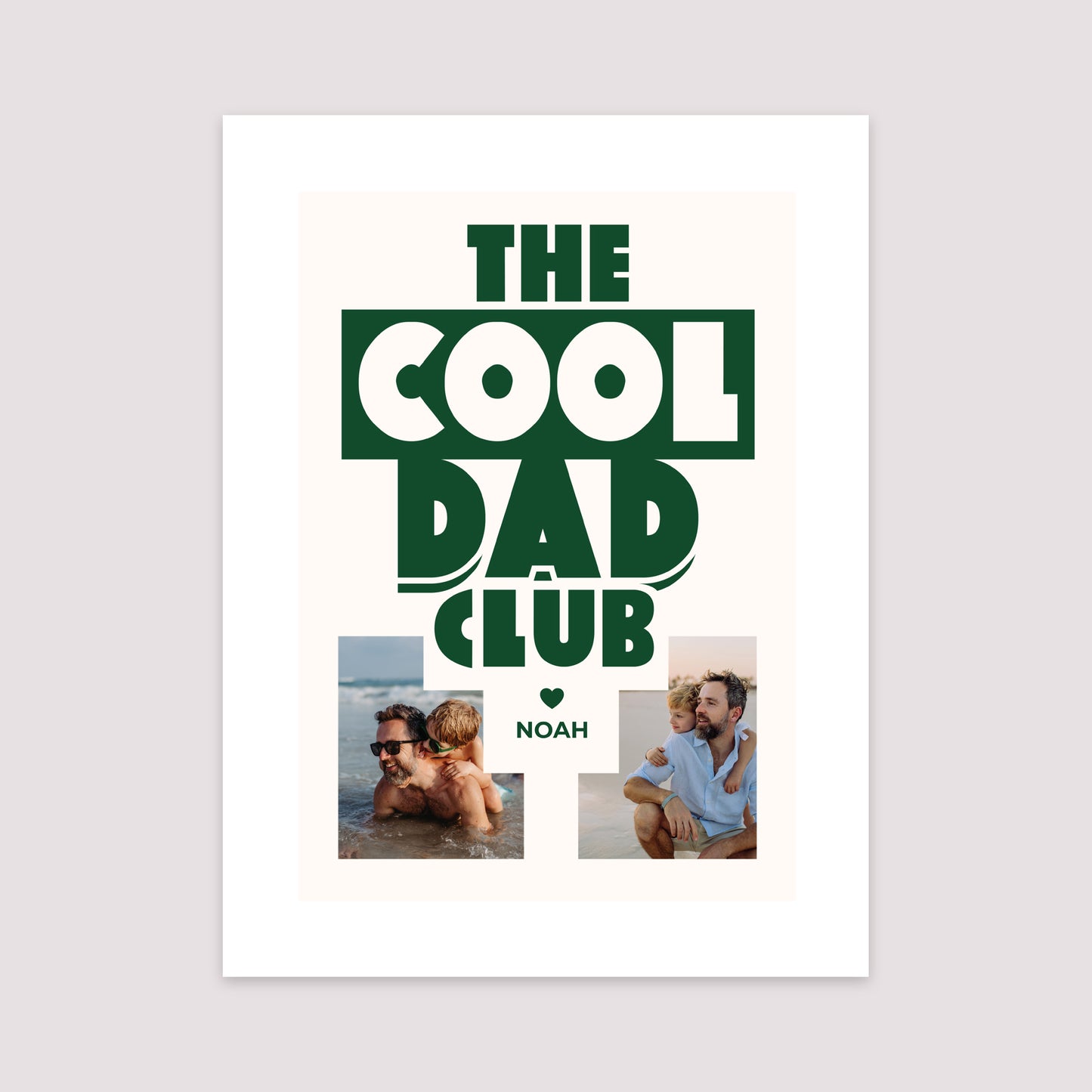 Affiche Portrait 30 x 40 cm COOL DAD CLUB photo N° 2