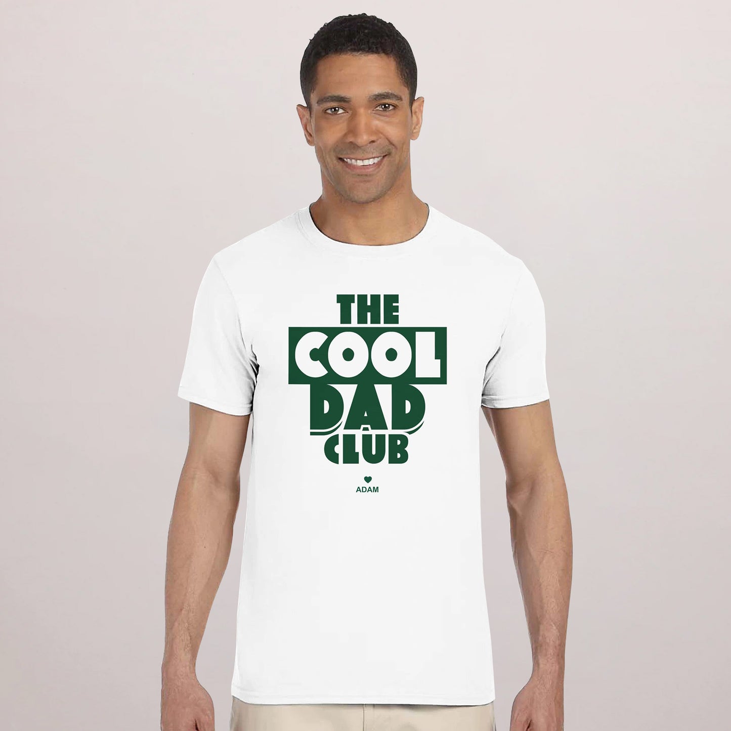 Tshirt Recto Blanc COOL DAD CLUB photo N° 1