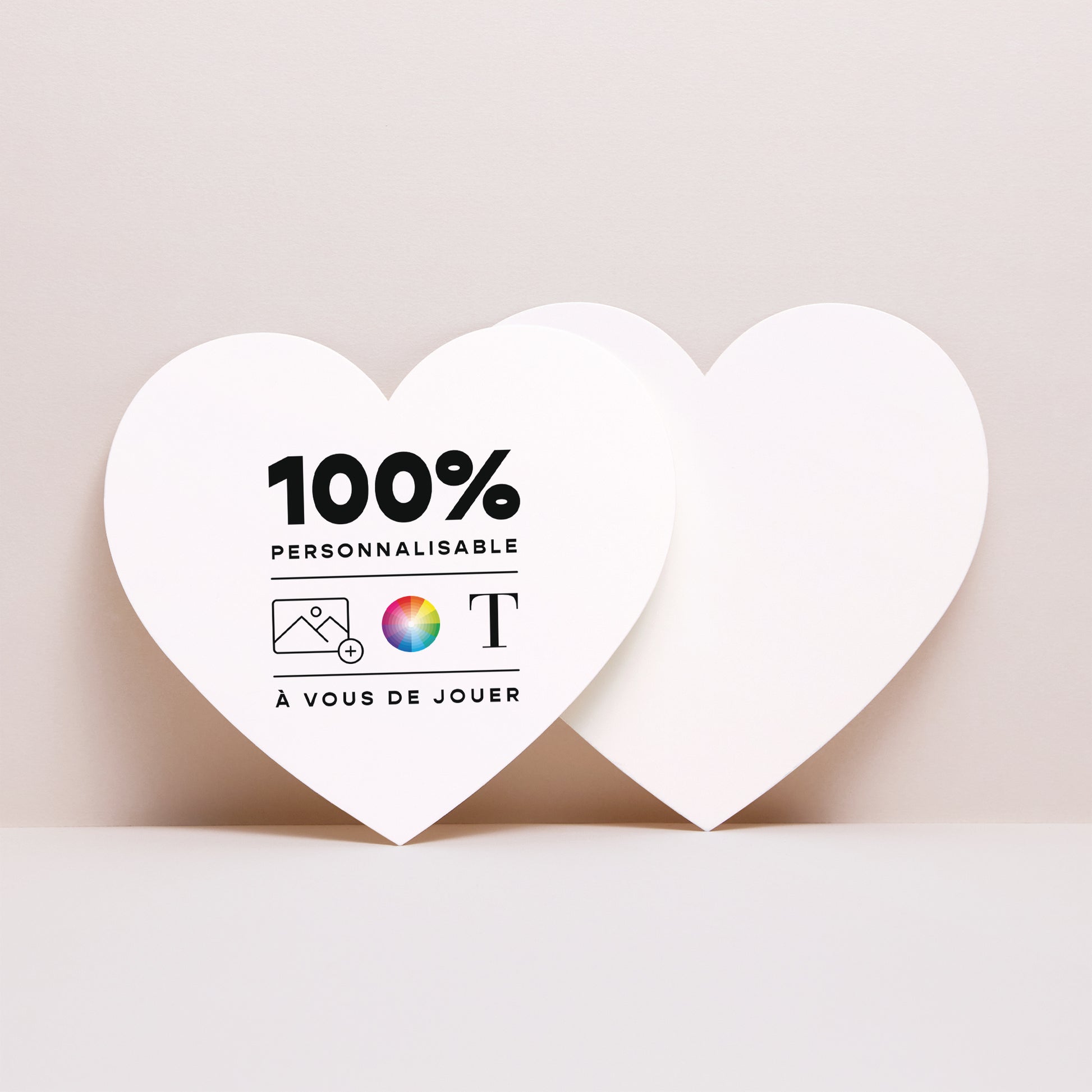 Faire-part Naissance Cœur Do It Yourself V photo N° 1