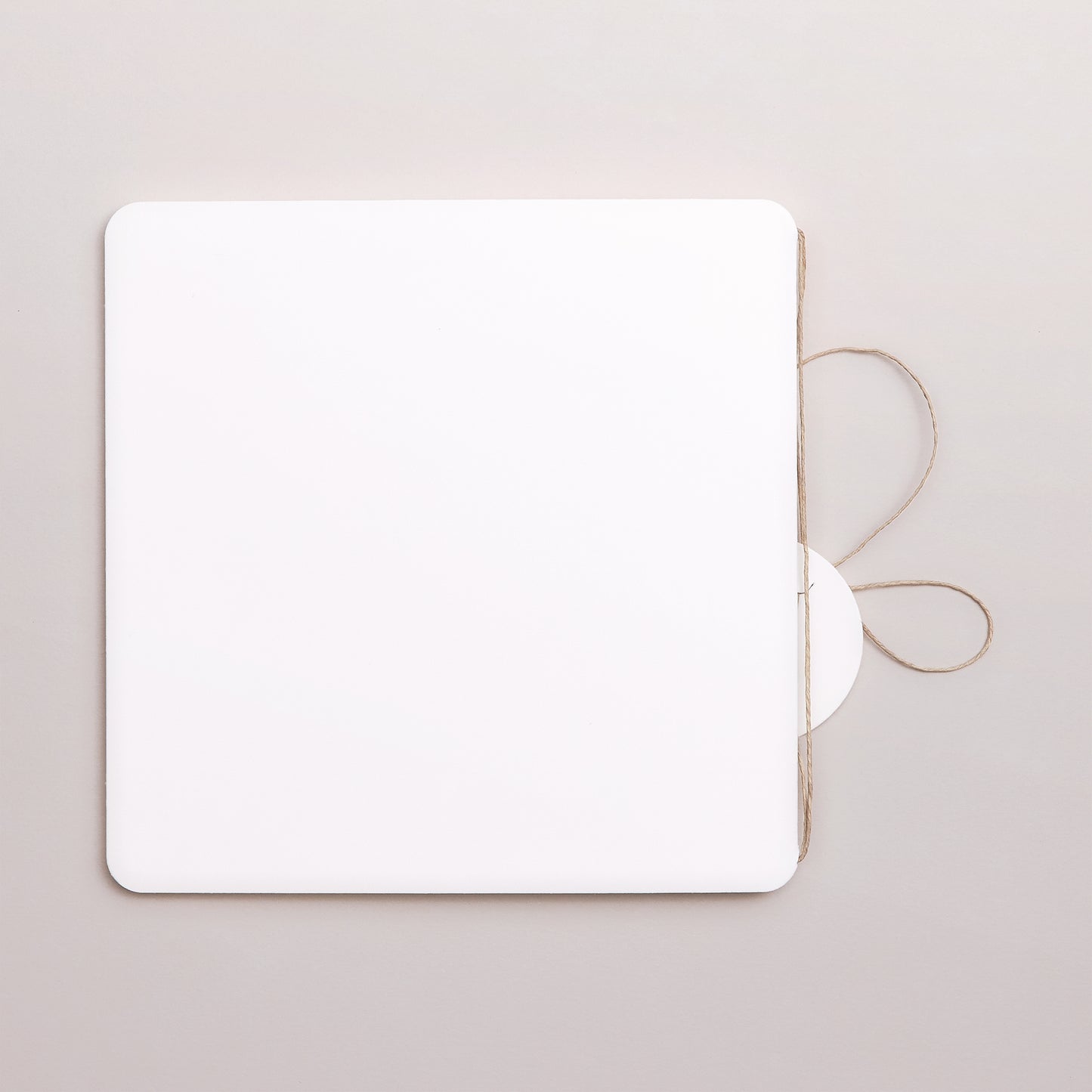 Faire-part Naissance Carré double volet, coins arrondis, étiquette ronde Do It Yourself V photo N° 3