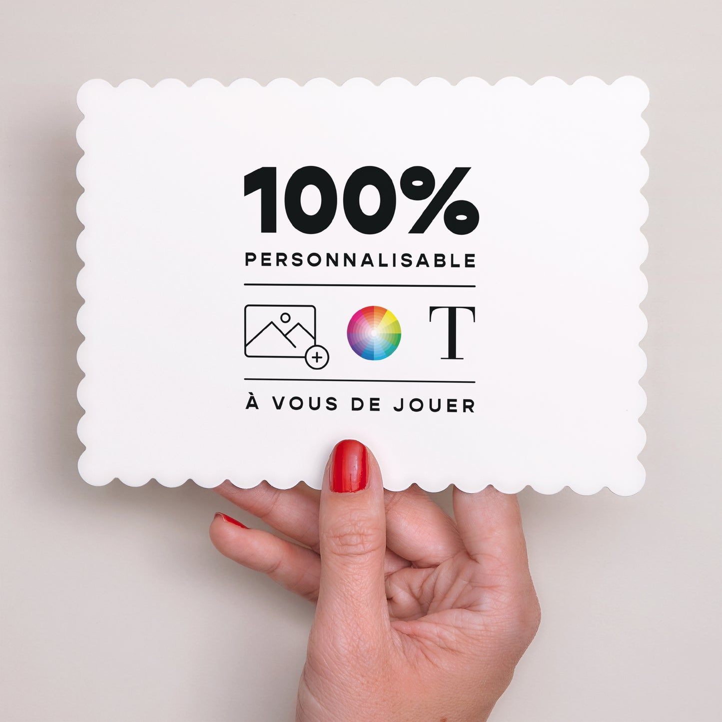 Faire-part Naissance Paysage, bords biscuit Do It Yourself V photo N° 3