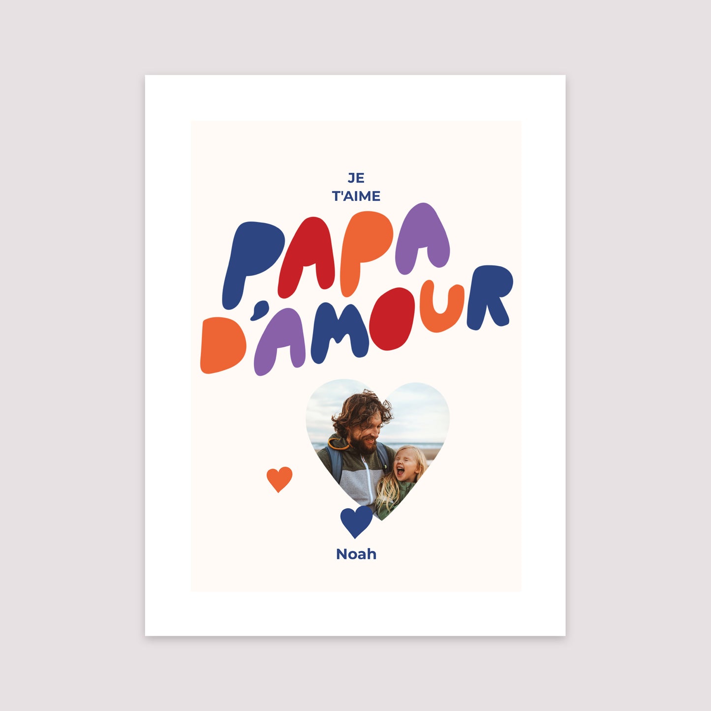 Affiche Portrait 30 x 40 cm Love colors photo N° 2
