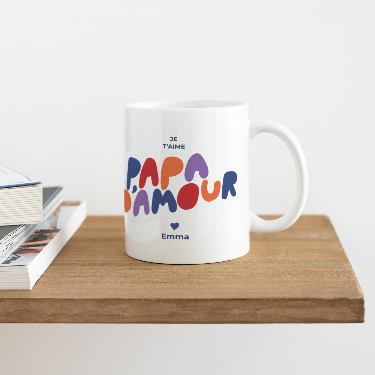 Mug Objets Blanc Love colors photo N° 4