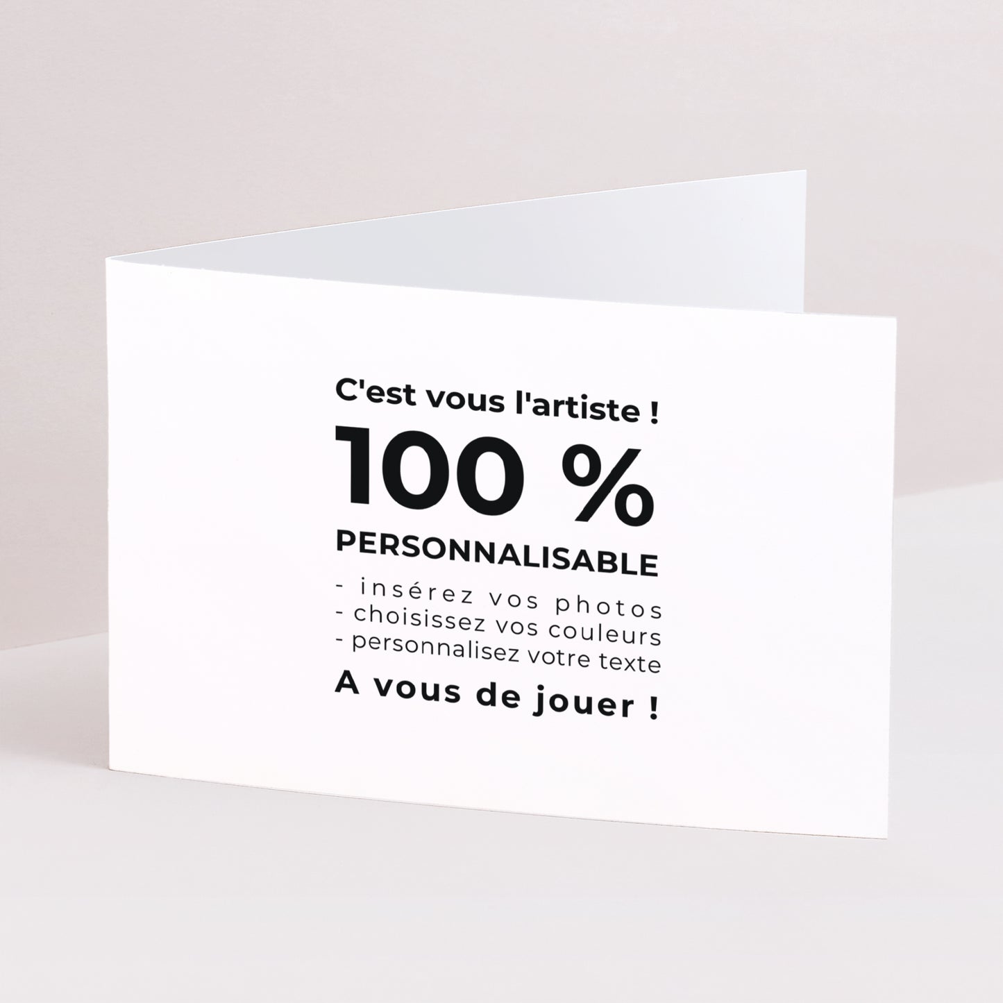 Faire-part Mariage Double volet paysage Do It Yourself VI photo N° 1