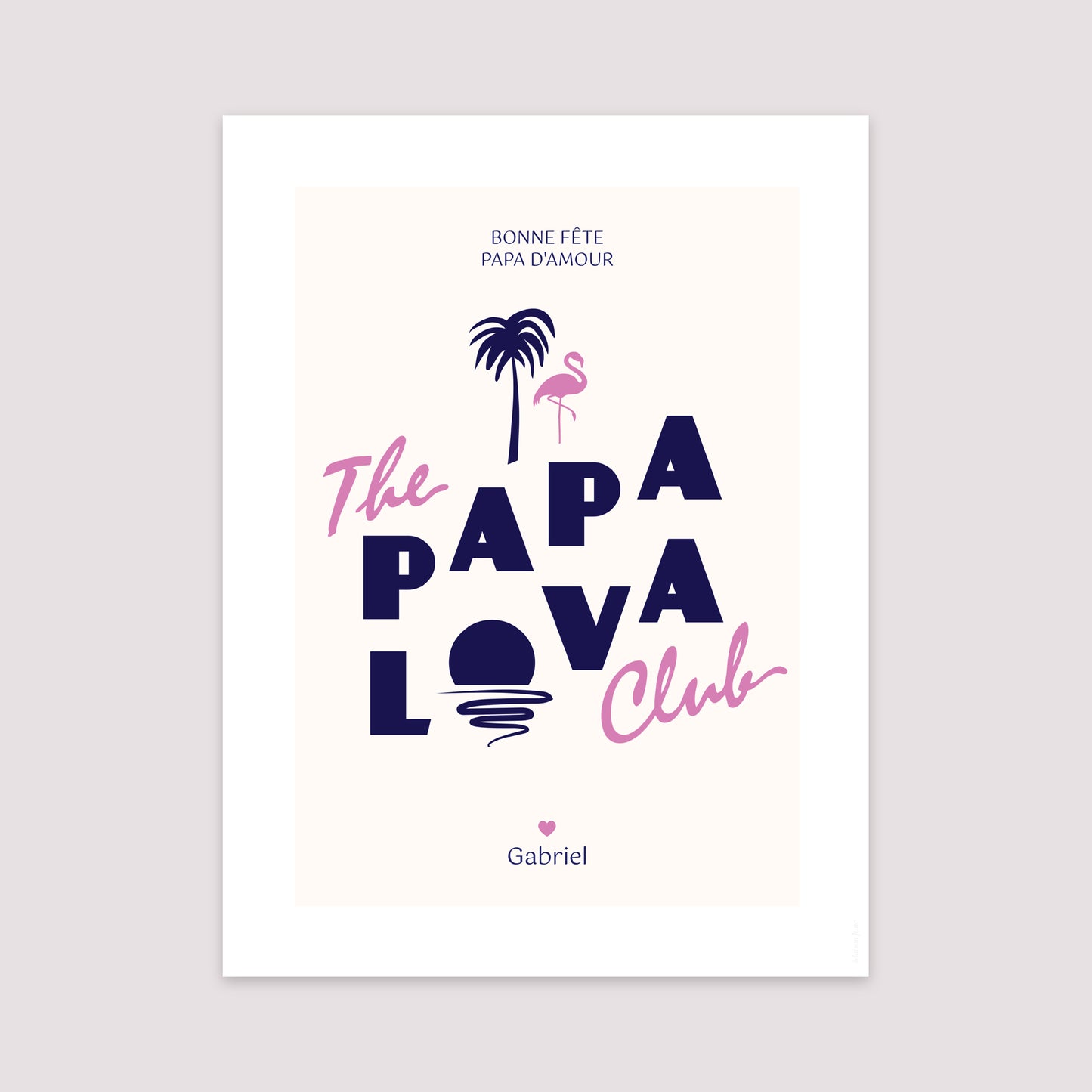 Affiche Portrait 30 x 40 cm Papa Miami photo N° 2