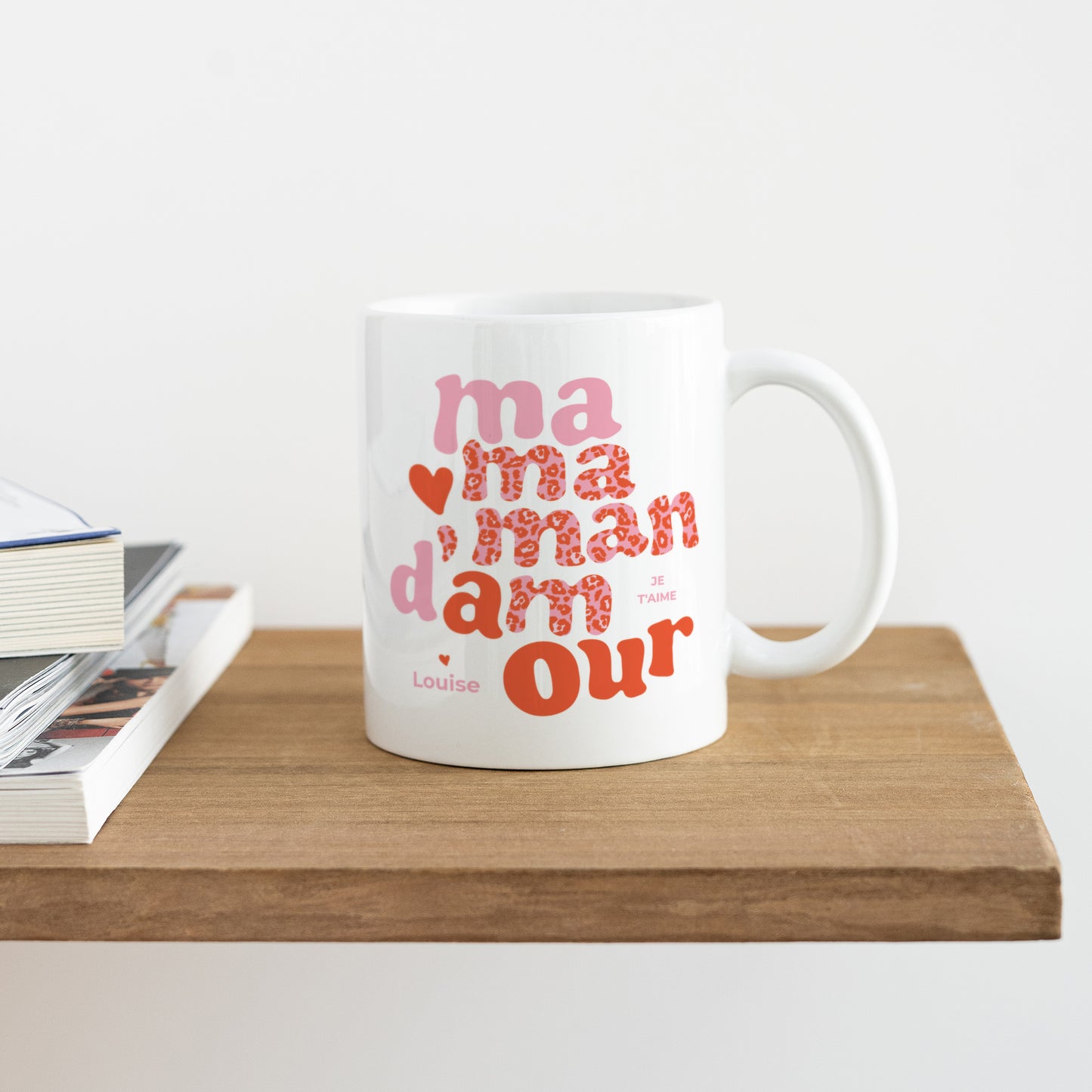Mug Objets Blanc Maman Léopard II photo N° 4