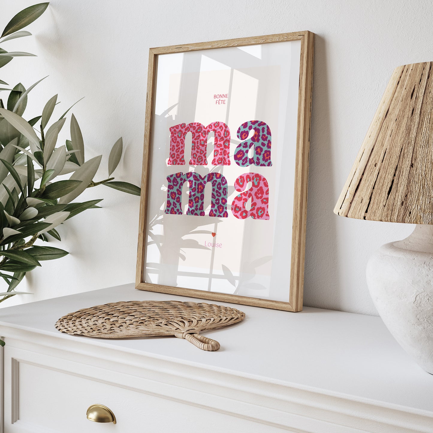 Affiche Objets Portrait Leopard Mama photo N° 5
