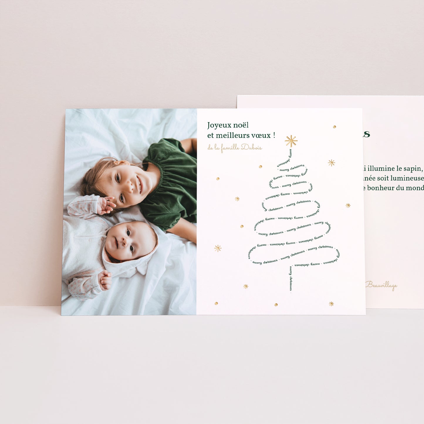 Carte de voeux Fin d'année Paysage Merry Christmas II photo N° 1